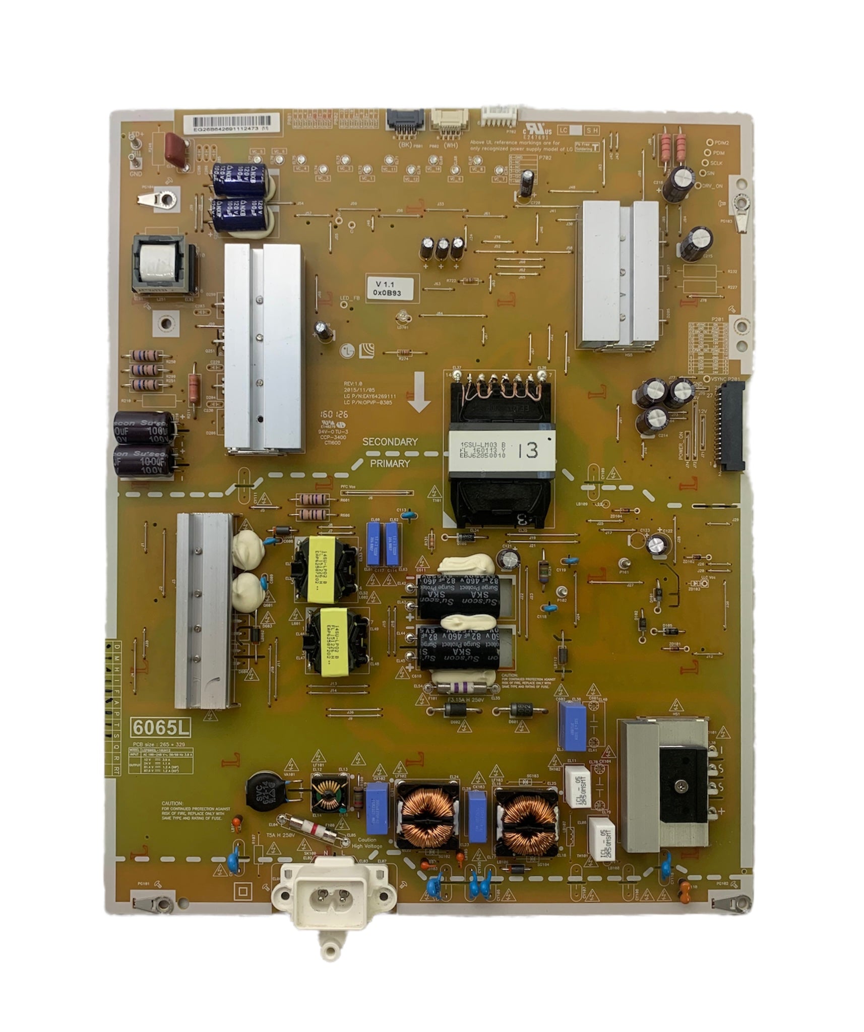 LG EAY64269111 Power Supply/LED Driver Board