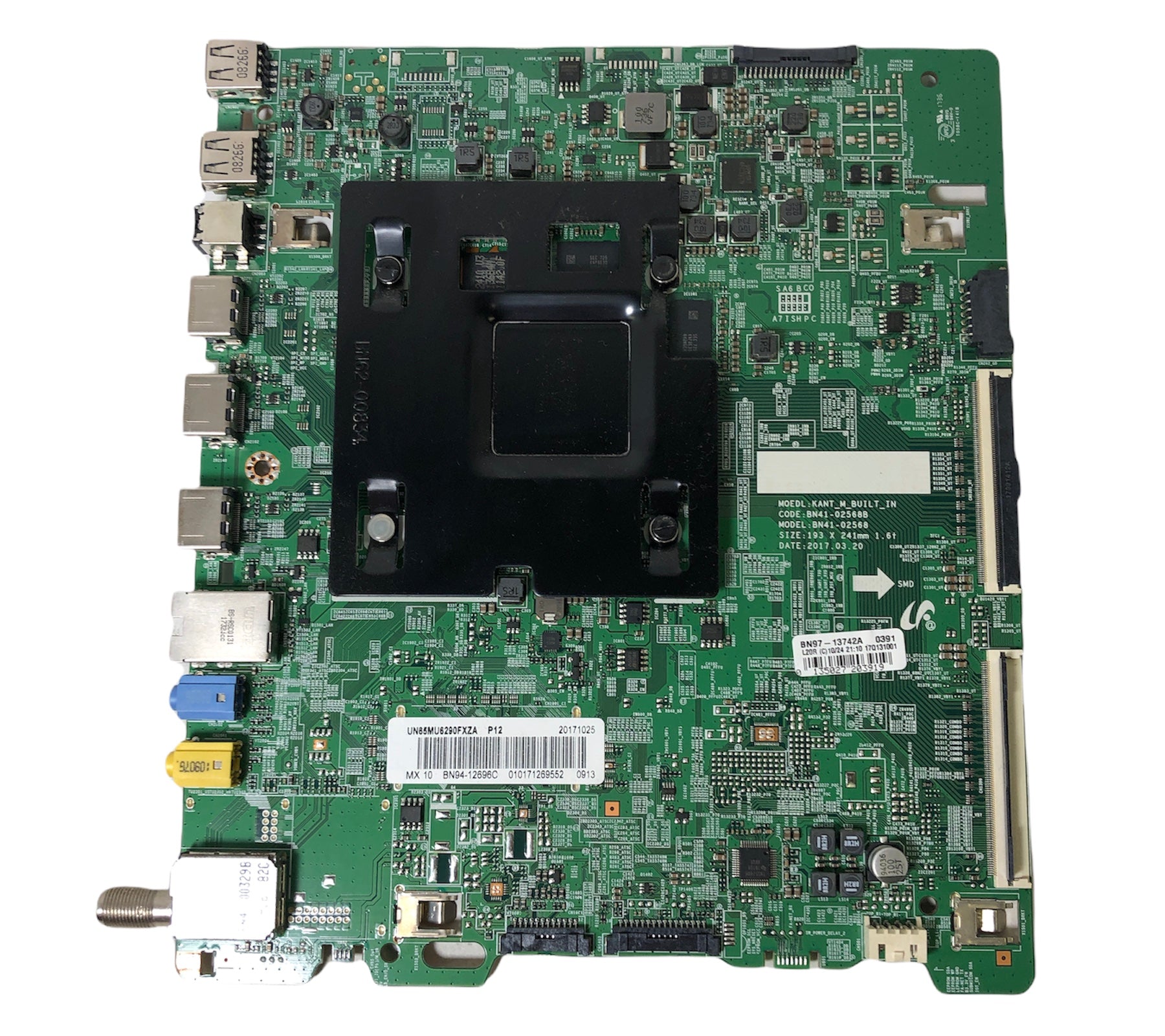 Samsung BN94-12696C Main Board for UN65MU6290FXZA (Version DB03)