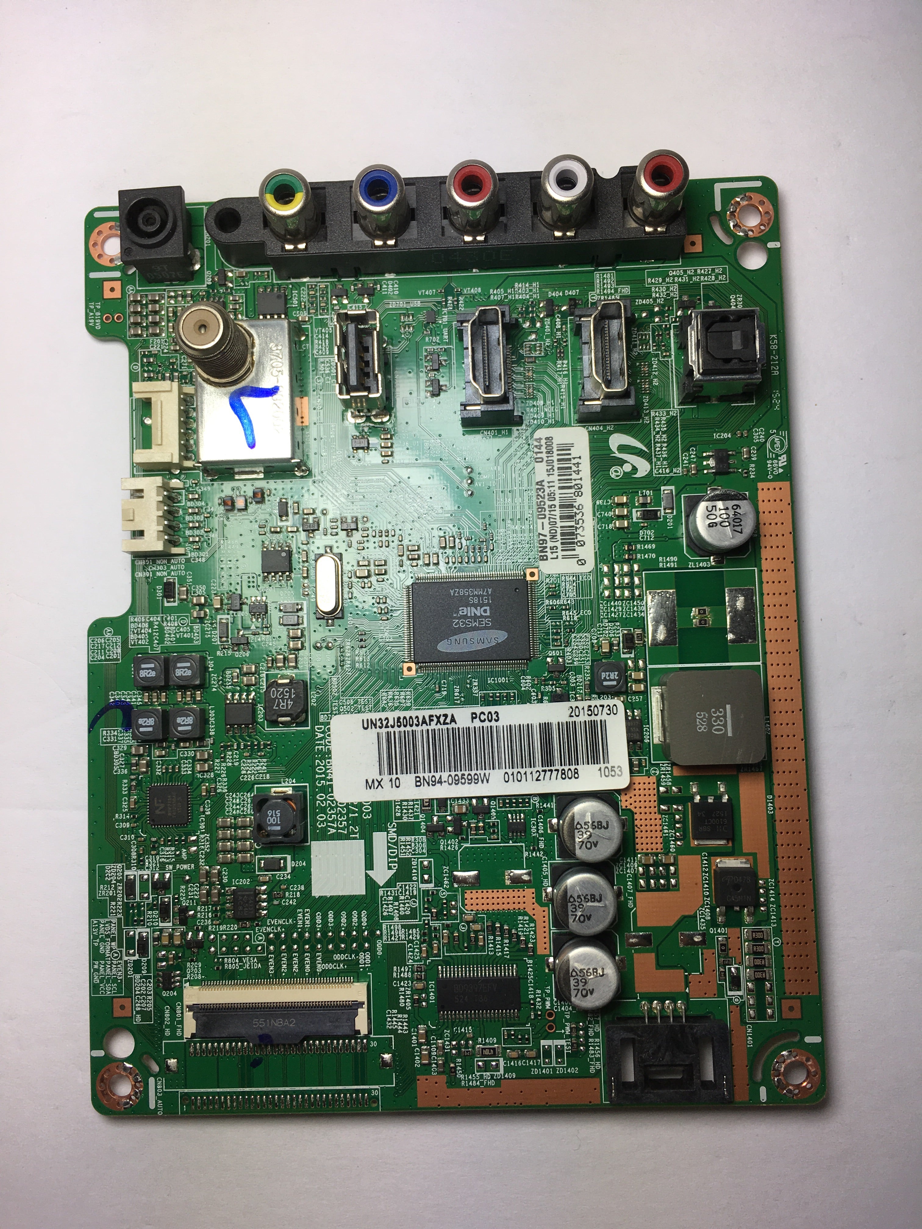 Samsung BN94-09599W Main Board for UN32J5003AFXZA