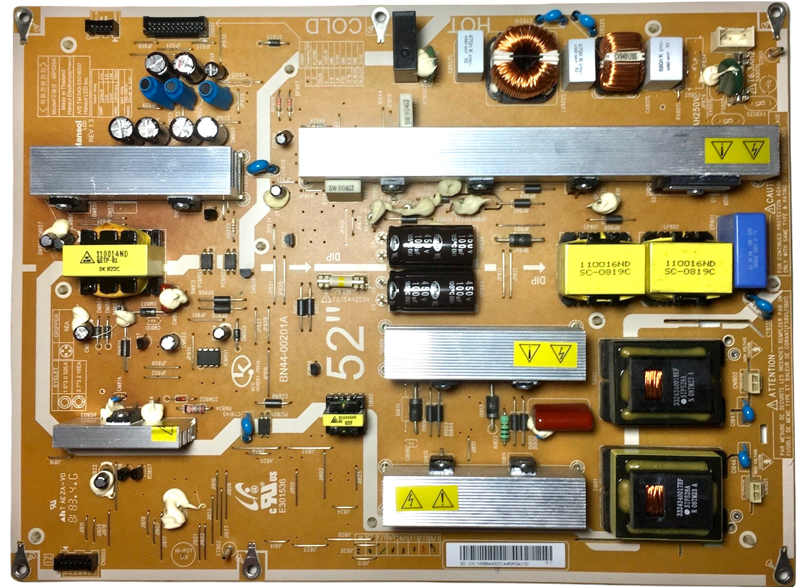 Samsung BN44-00201A (SIP528A) Power Supply / Backlight Inverter