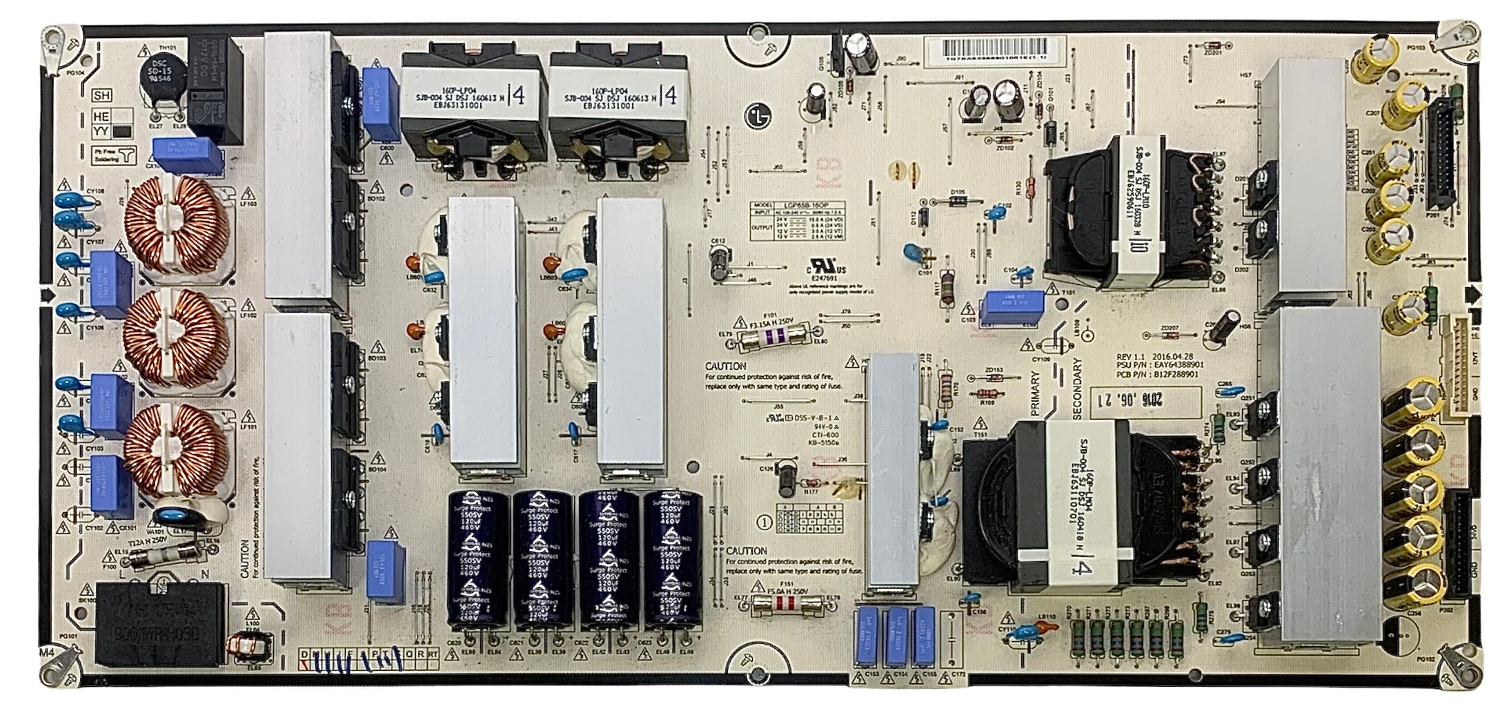 LG EAY64388901 Power Supply Board