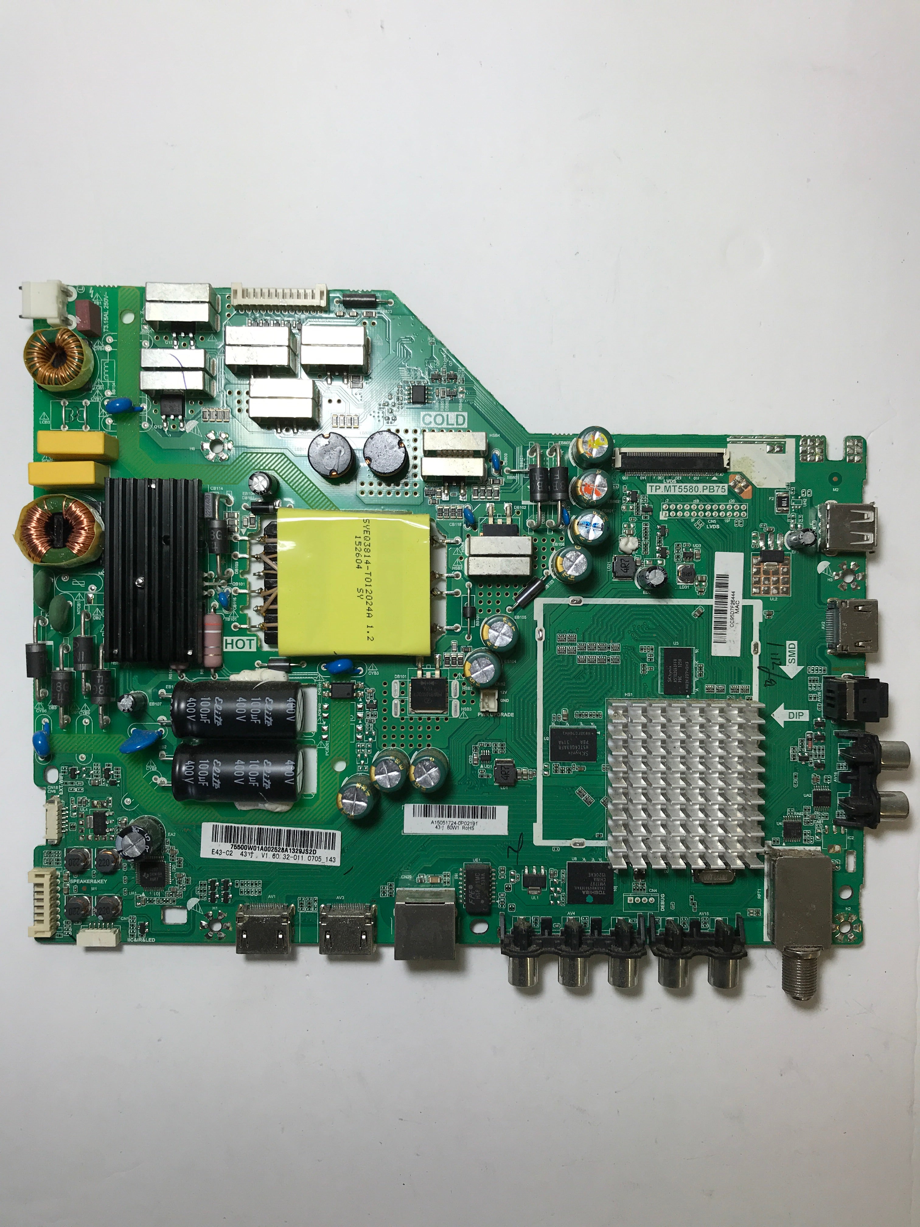 Vizio 791.00W10.A001 / 791.00W10.A007 Main Board / Power Supply E43-C2