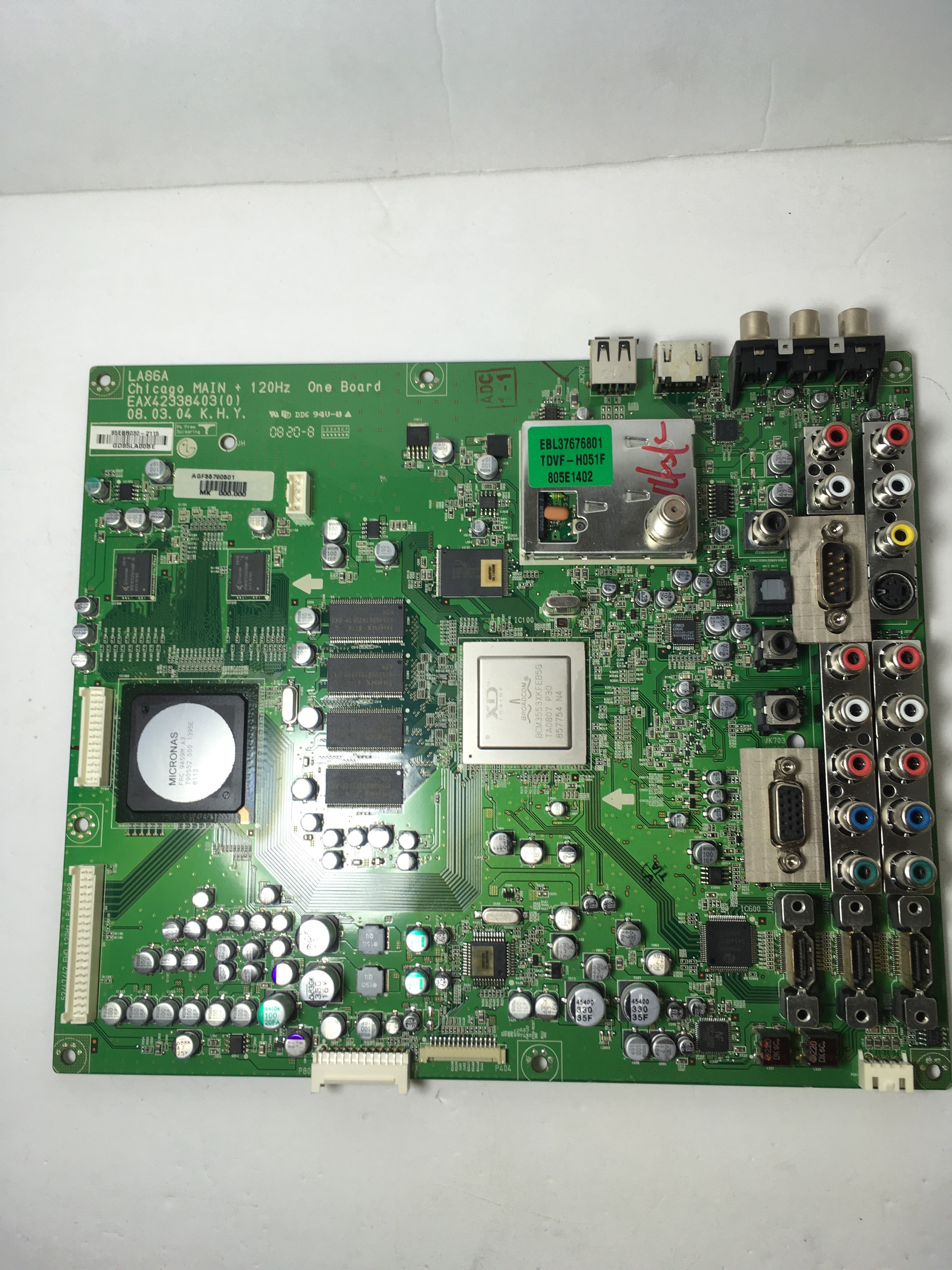 LG AGF55790501 (EAX42338403) Main Board for 52LG70-UA