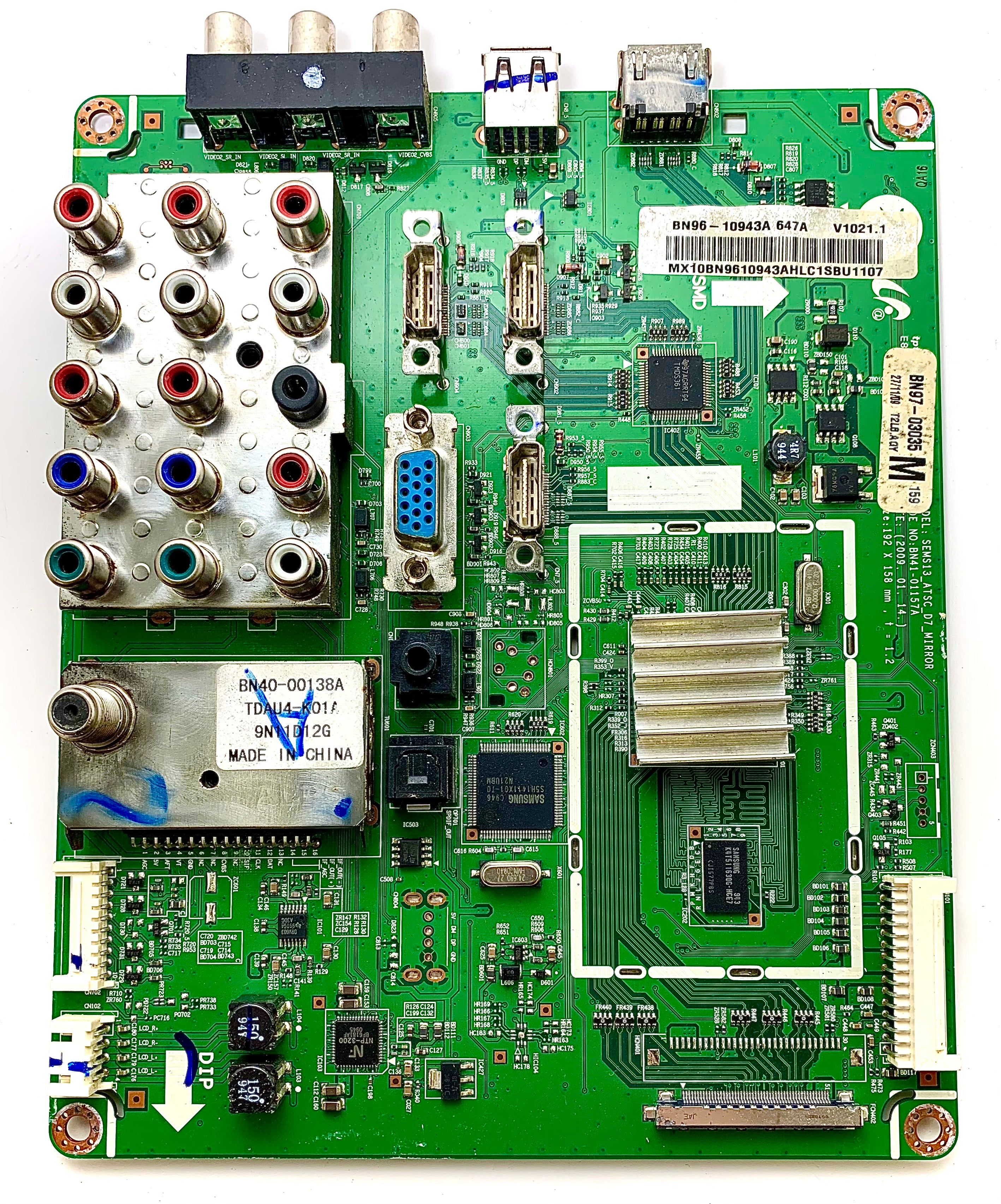 Samsung BN96-10943A (BN41-01157A) Main Board for LN46B550K1FXZA