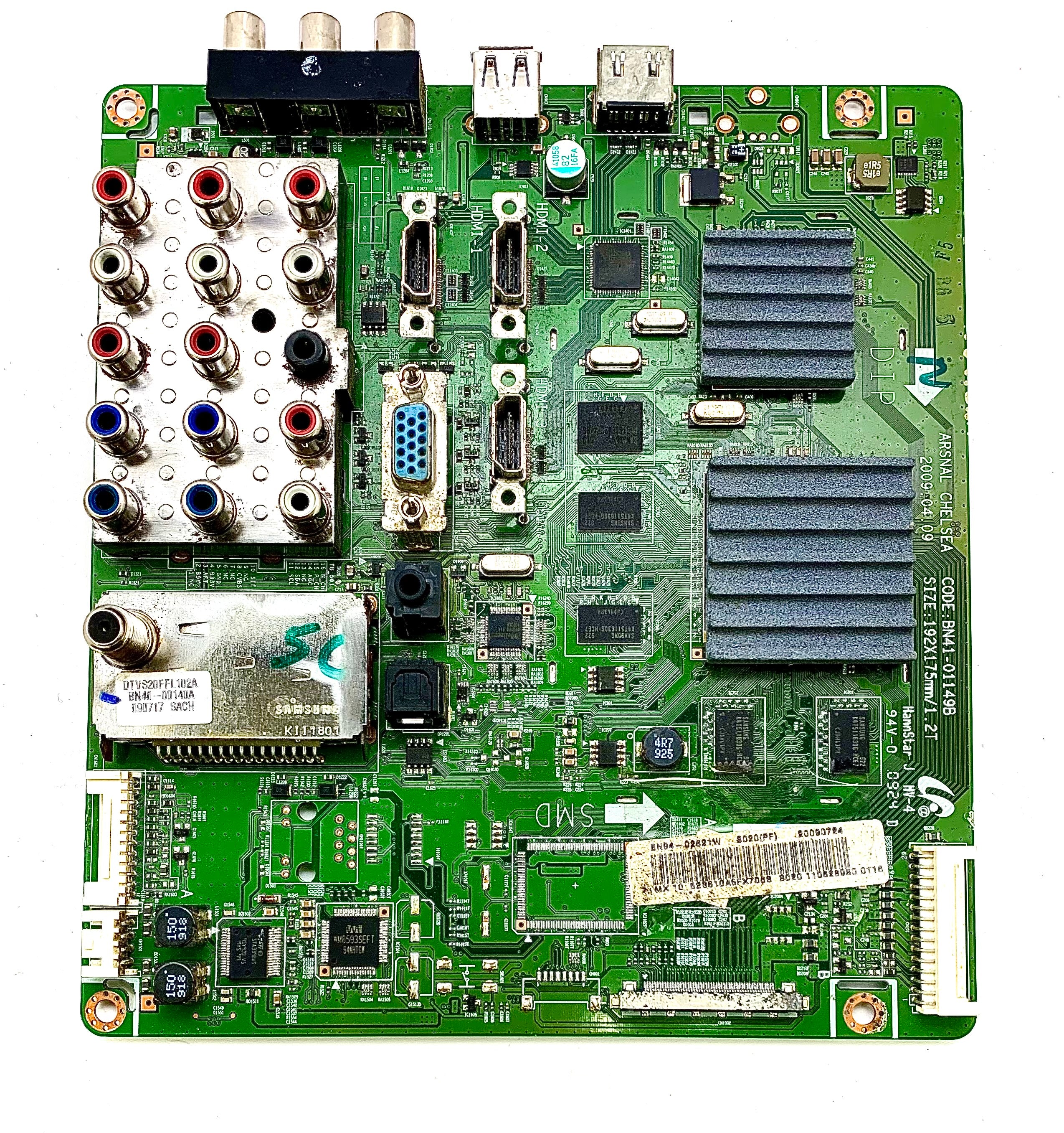 Samsung BN94-02621W (BN97-03800A) Main Board for LN52B610A5FXZA