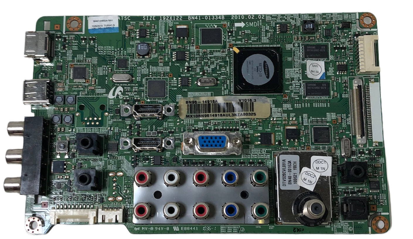 Samsung BN96-14918A Main Board for LN52C530F1FXZA