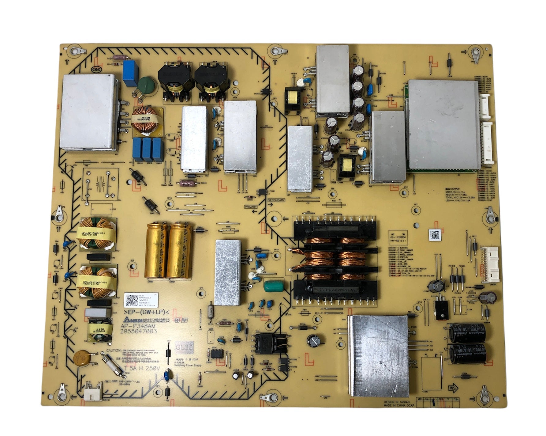 Sony 1-474-732-12 GL83 Power Supply/LED Drive Board