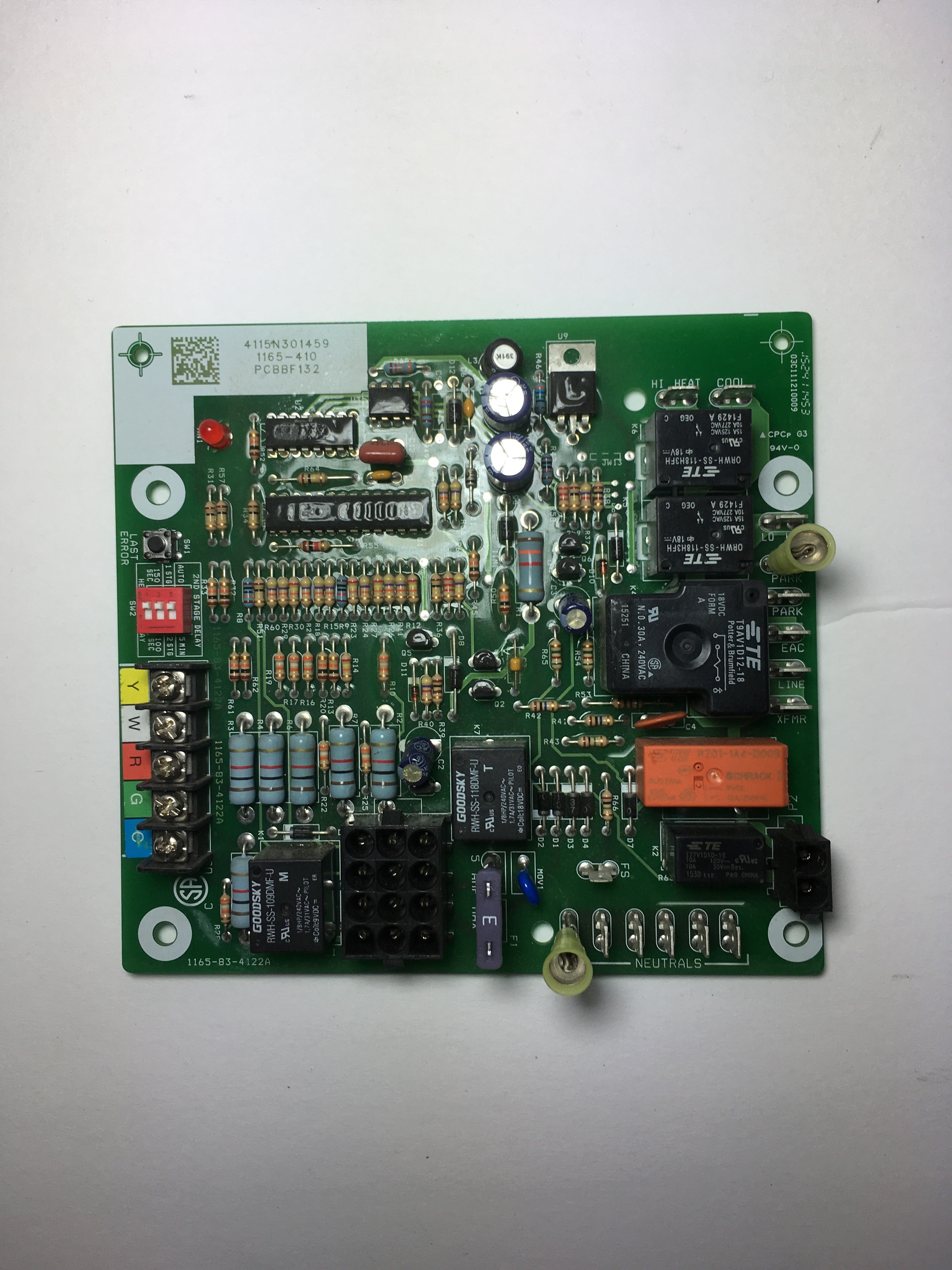 Goodman Amana 1165-410 Furnace Control Board