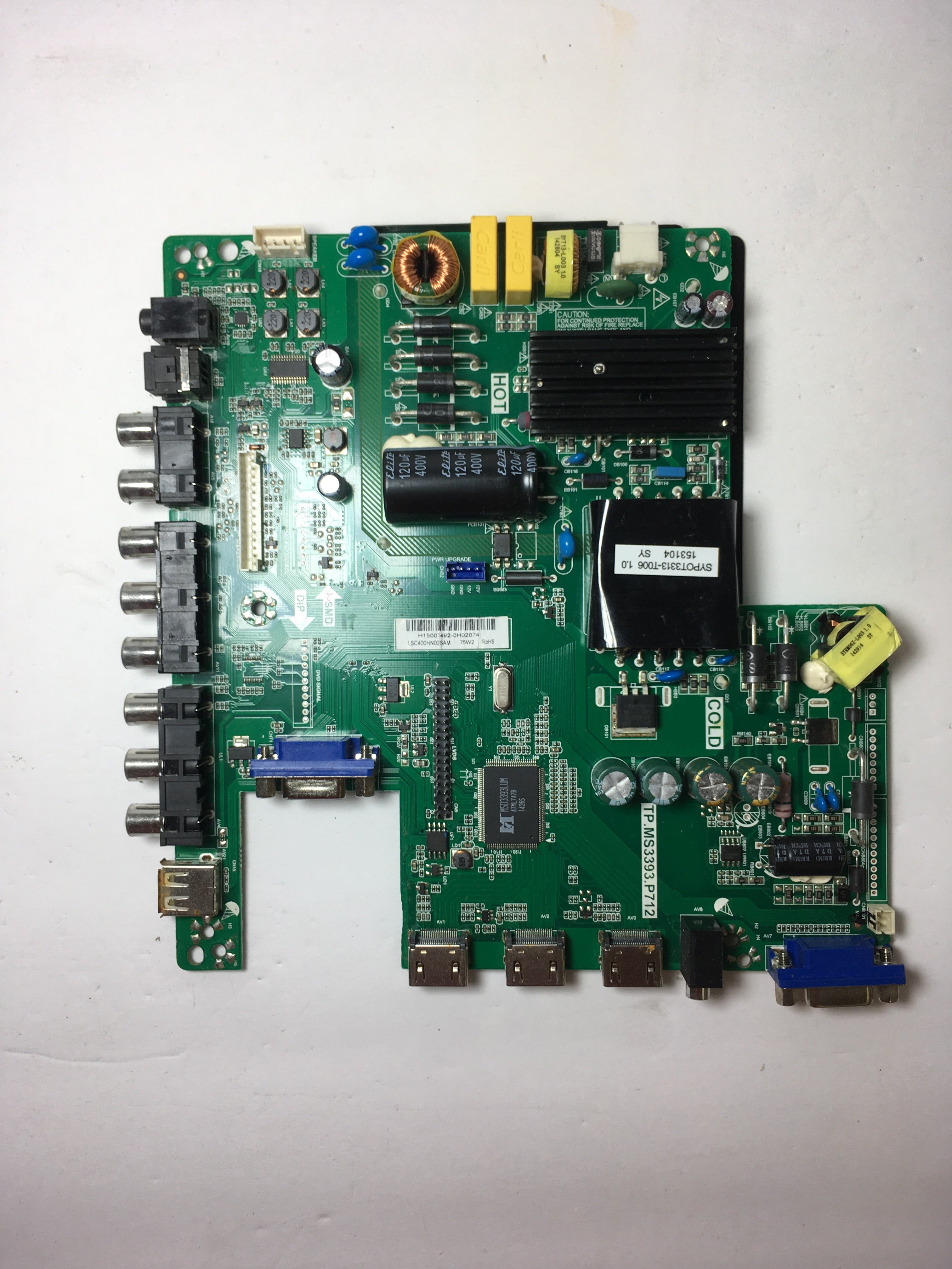 Sceptre H15007492 Main Board / Power Supply for X40