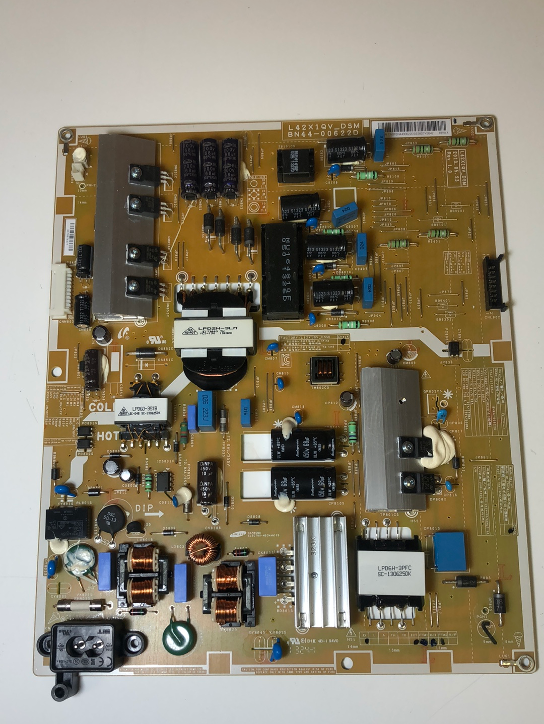 Samsung BN44-00622D (L42X1QV_DSM) Power Supply / LED Board