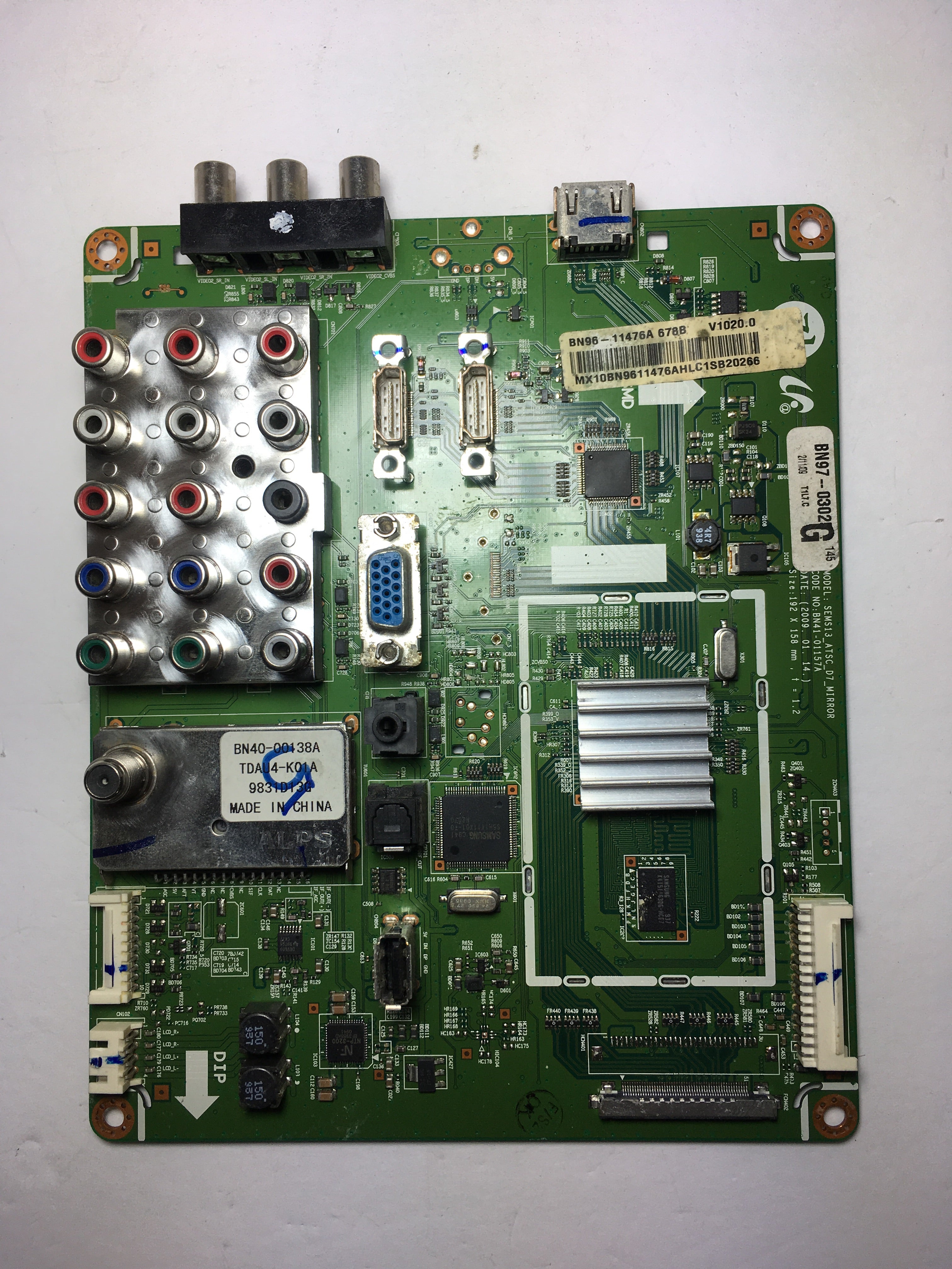 Samsung BN96-11476A (BN97-03025G) Main Board for LN52B530P7FXZA