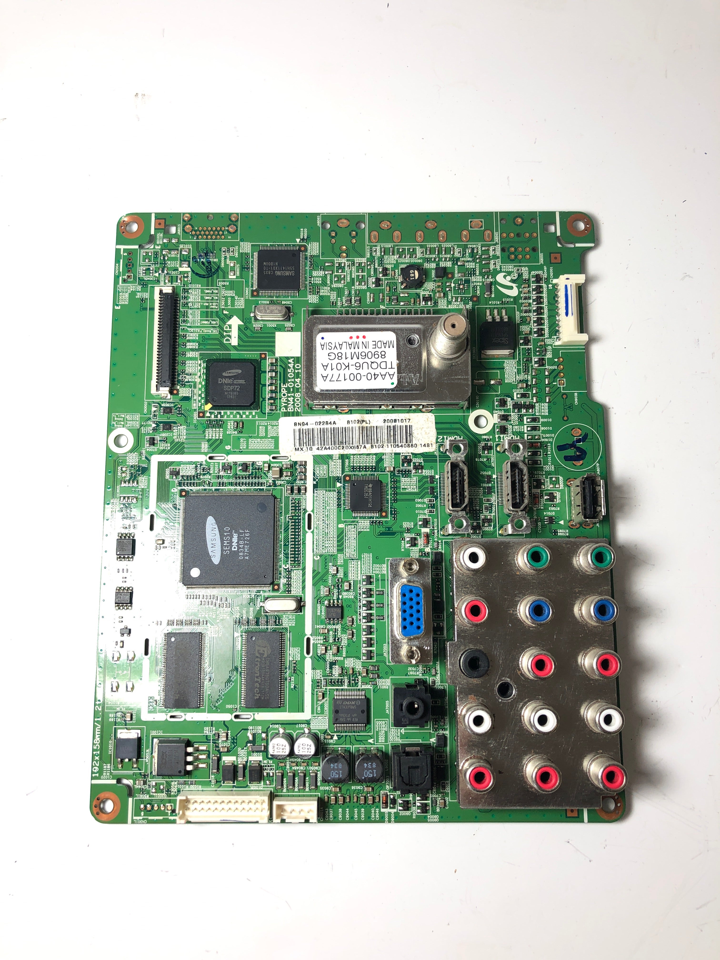 Samsung BN94-02284A (BN41-01054A) Main Board for PN42A400C2DXZA
