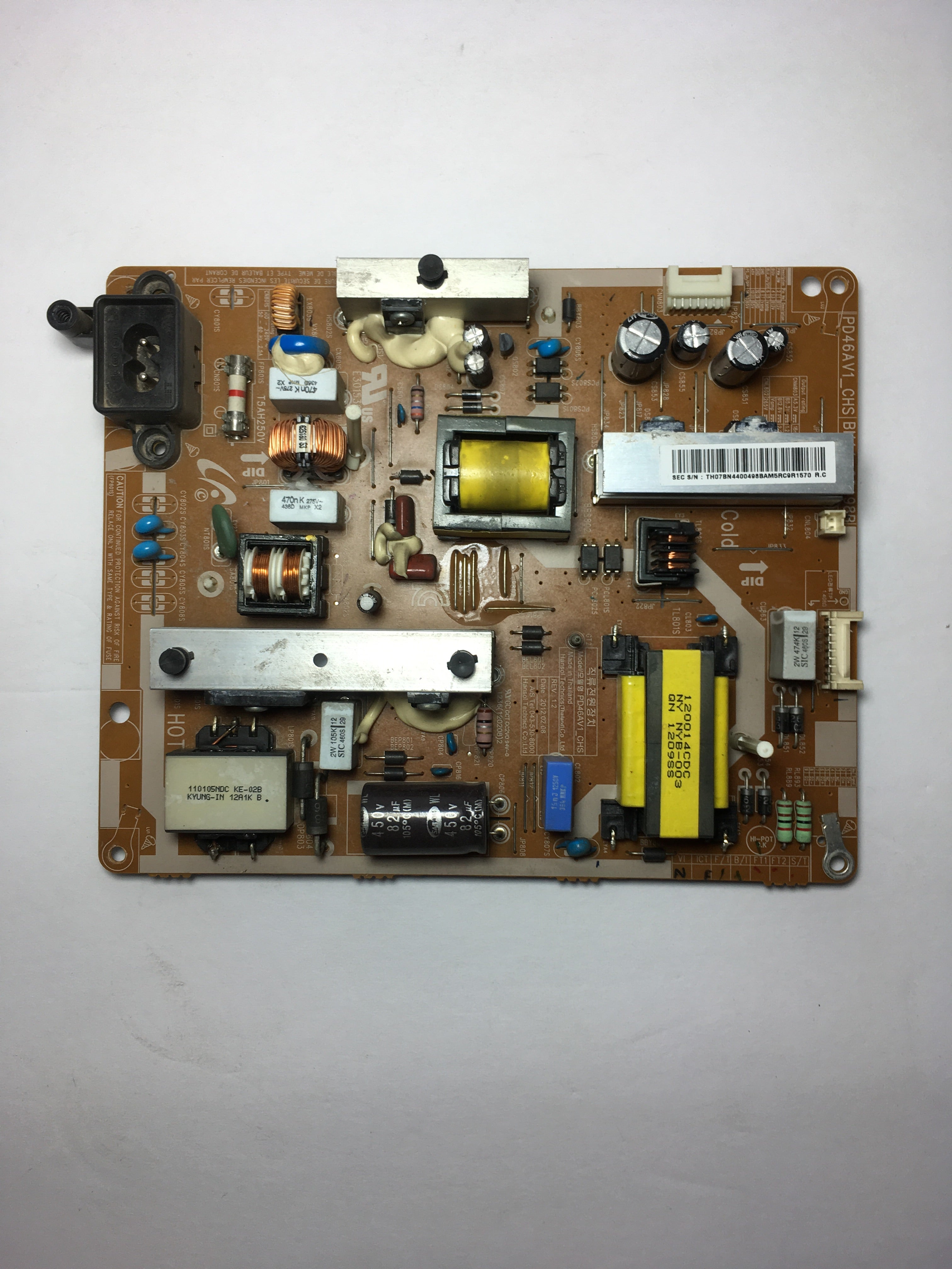 Samsung BN44-00498A (PSLF930C04A) Power Supply / LED Board