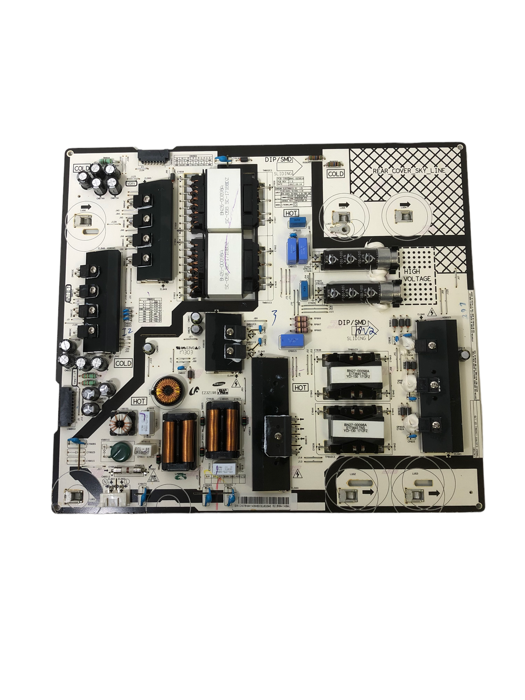 Samsung BN94-11439A Power Supply / LED Board