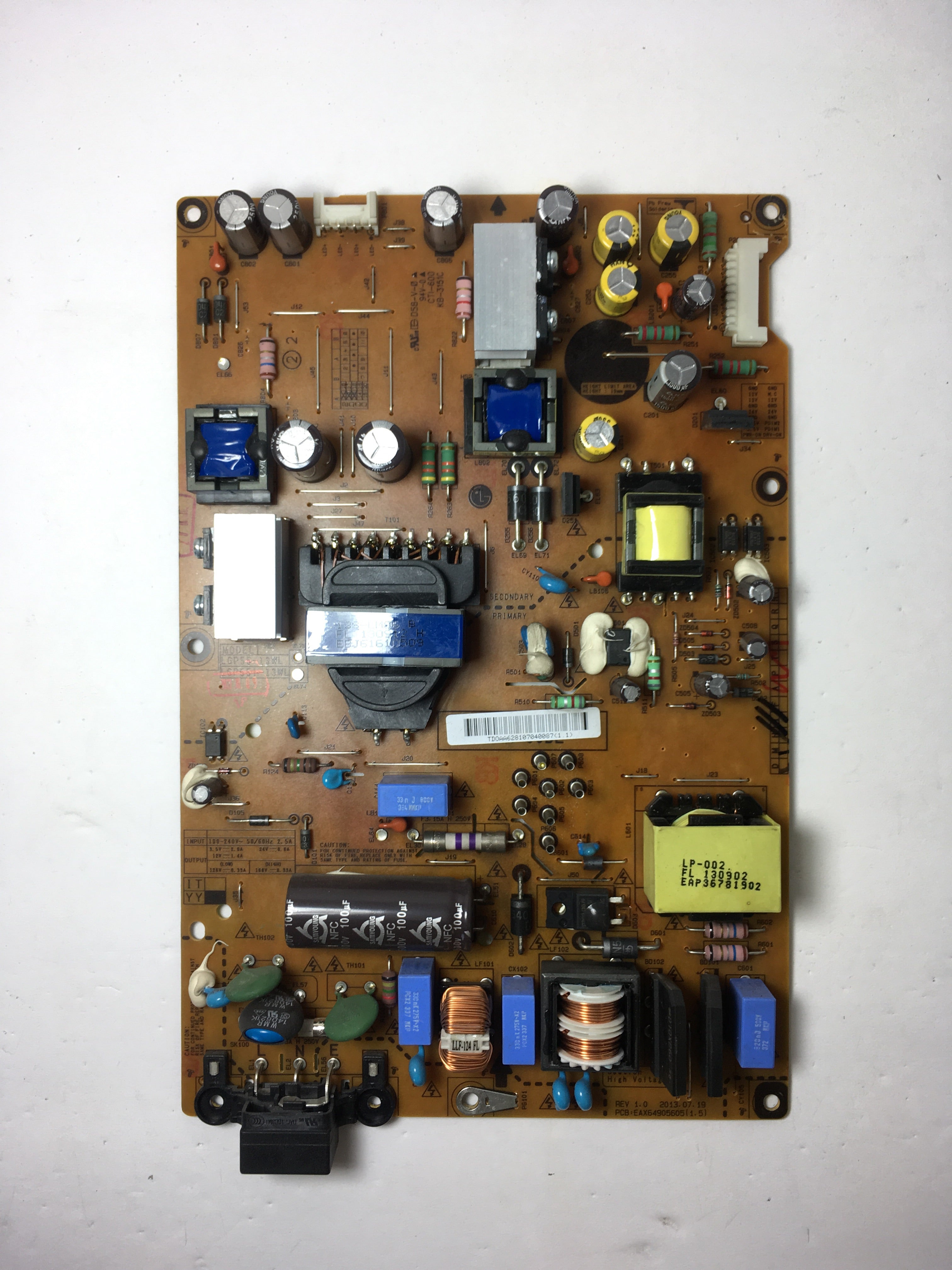 LG EAY62810704 Power Supply / LED Board for 55WL30MS-DL