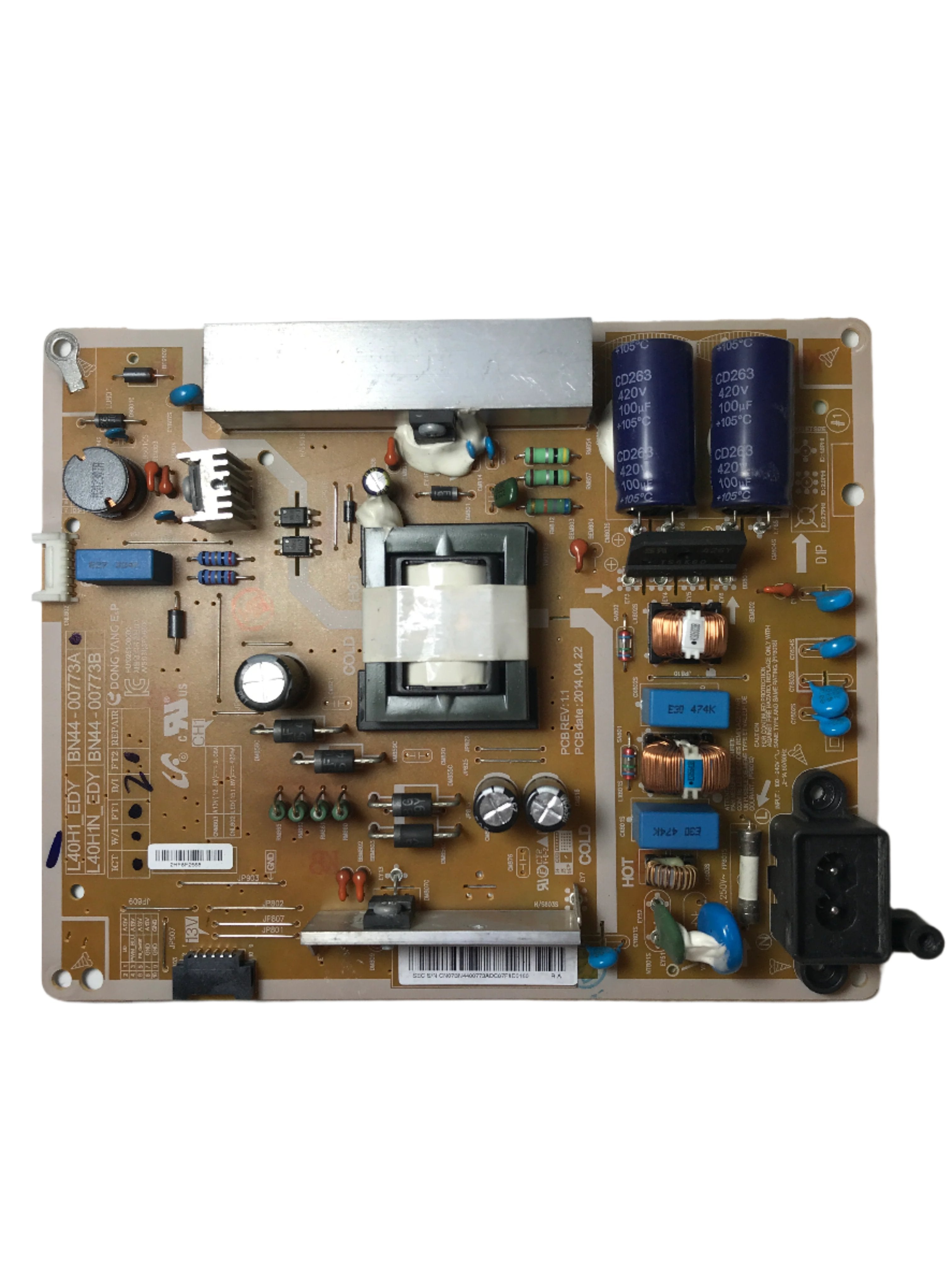 Samsung BN44-00773A Power Supply / LED Board