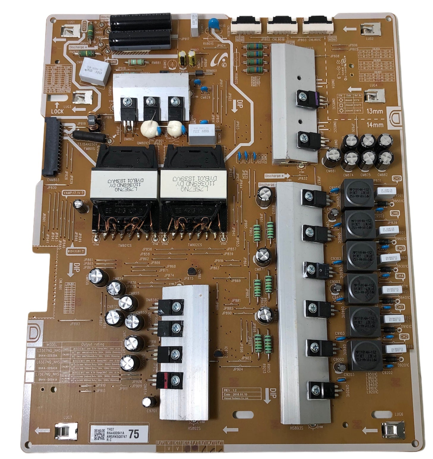 Samsung BN44-00941A Power Supply / LED Board