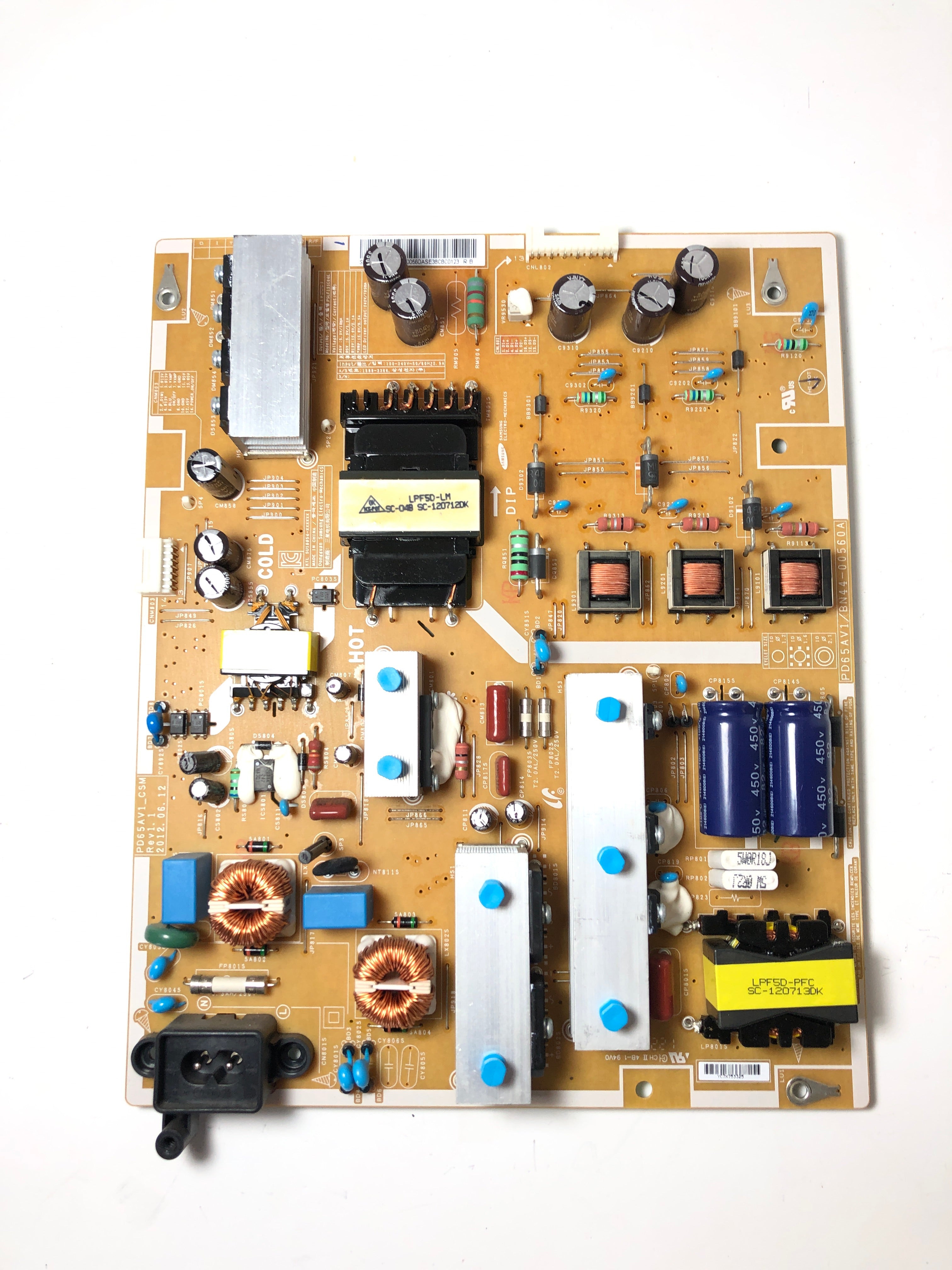 Samsung BN44-00560A (PSLF131C04E) Power Supply / LED Board