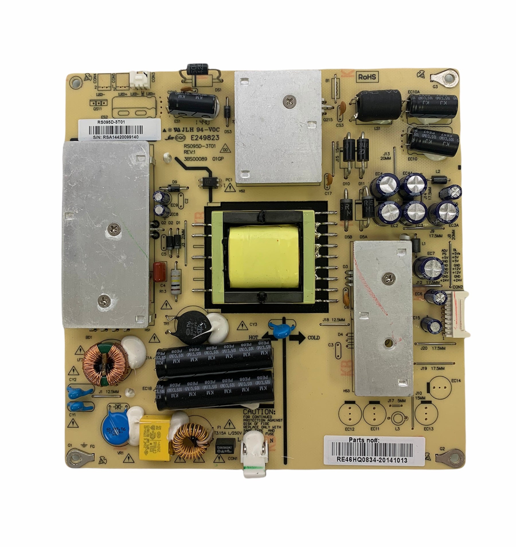 RCA RE46HQ0834 Power Supply / LED Board