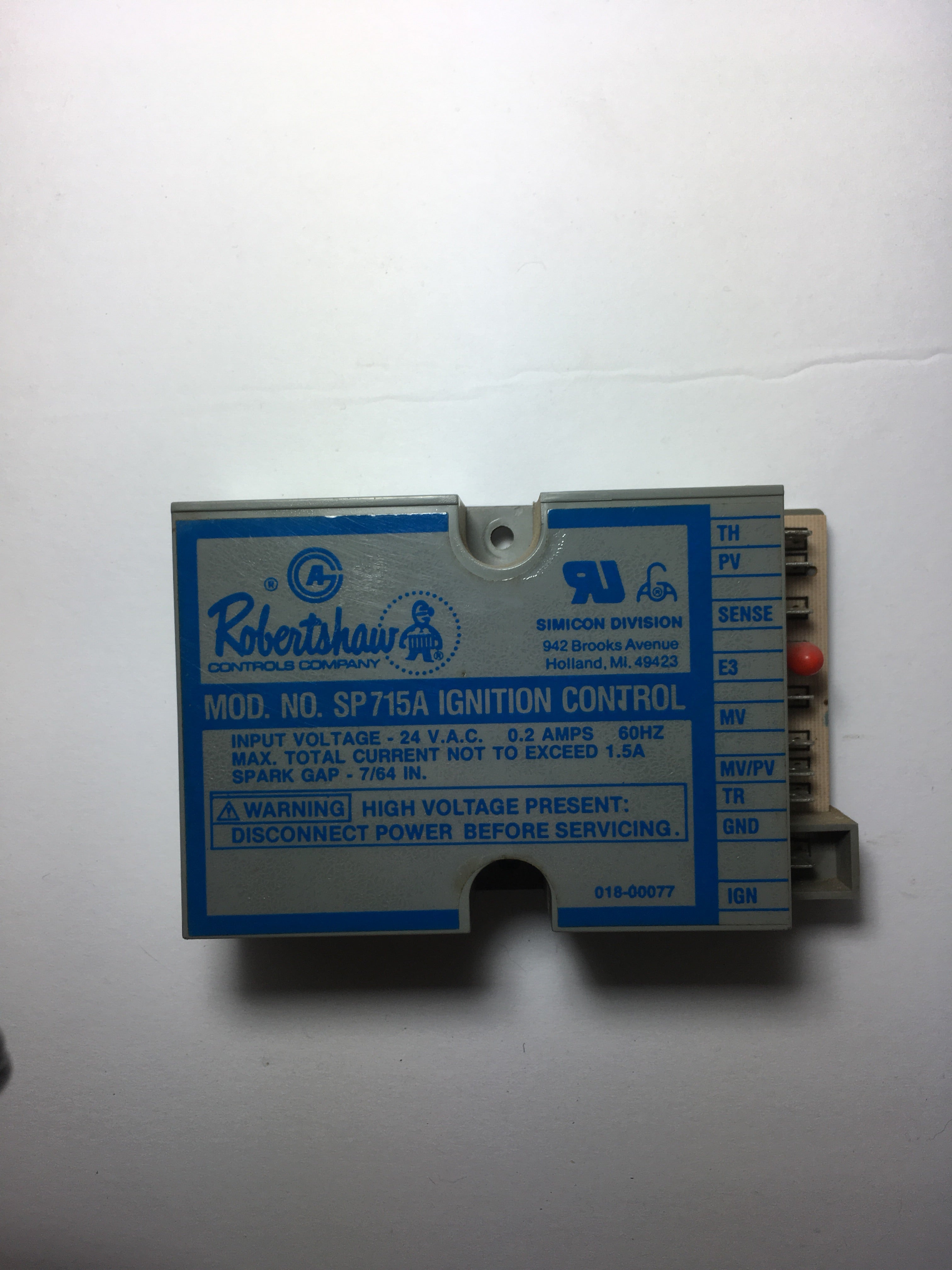 Robertshaw SP715A Ignition Control Board