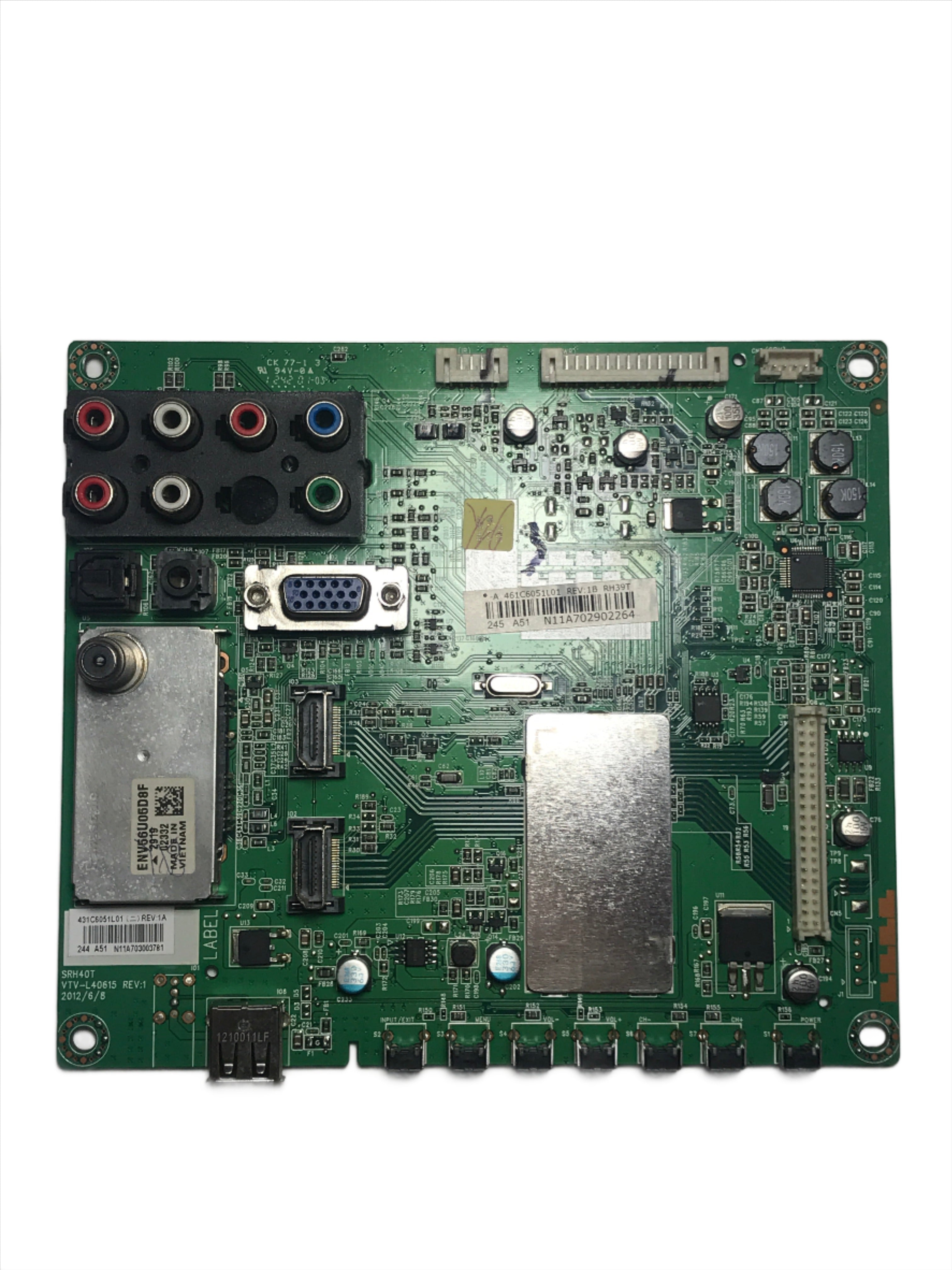 Toshiba 75032512 431C6051L01 Main Board for 39L22U