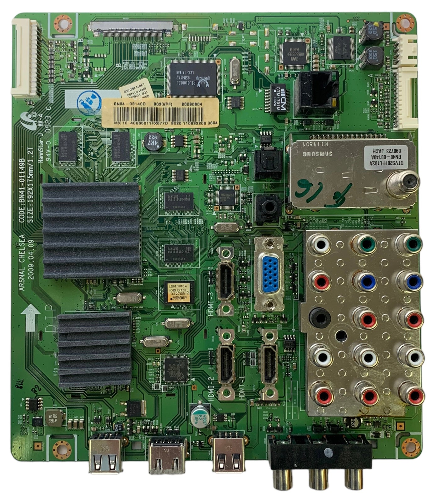 Samsung BN94-03140D Main Board for LN40B650T1FXZA