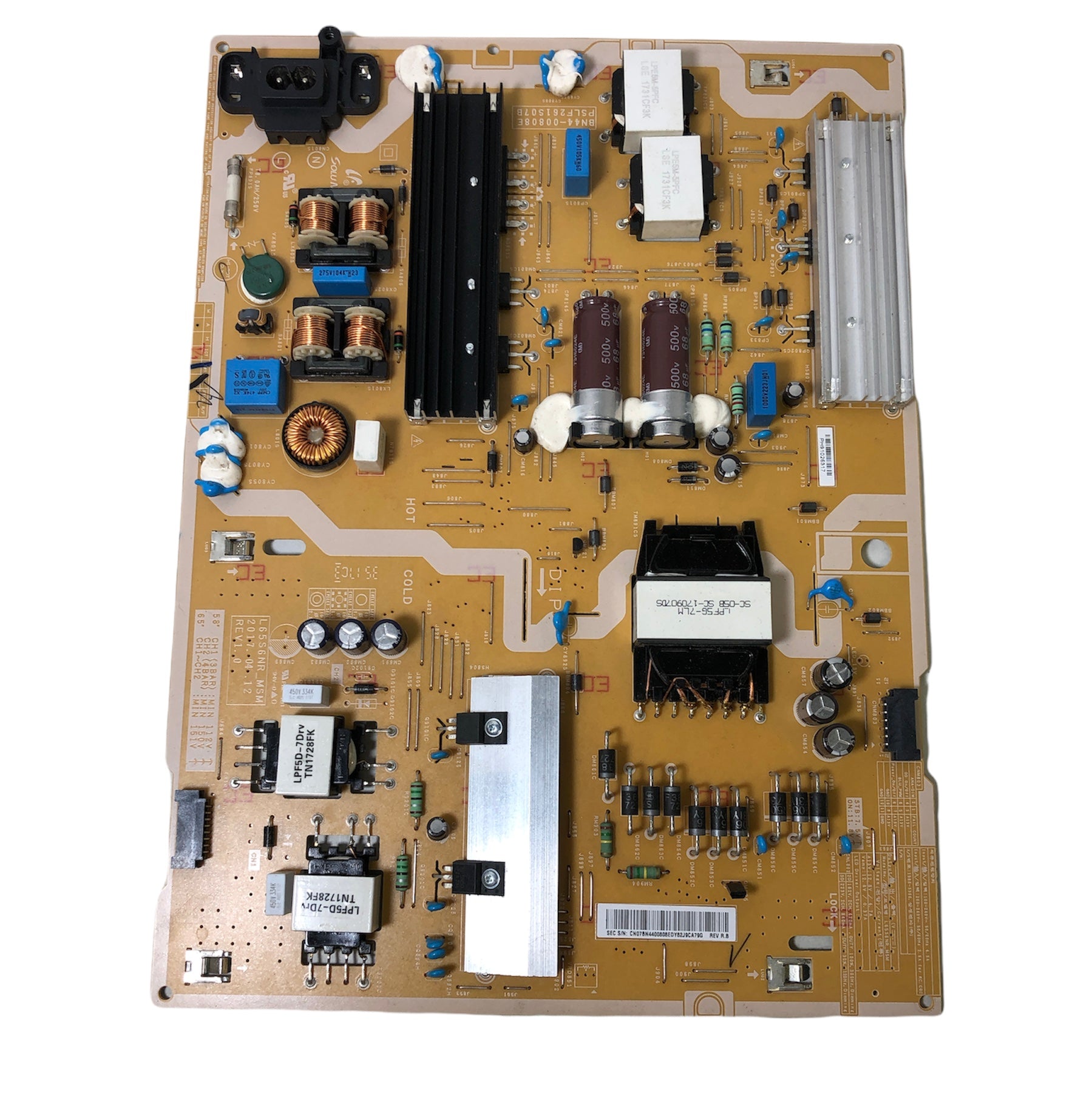 Samsung BN44-00808E Power Supply / LED Board