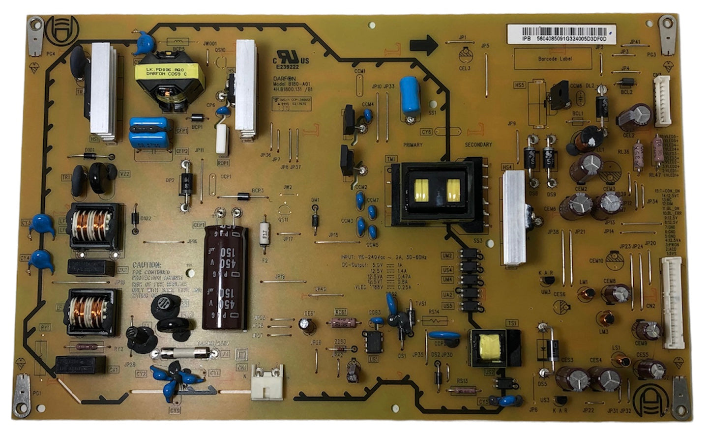 Sony 1-895-468-11 (56.04085.091) G50W Power Supply / LED Board