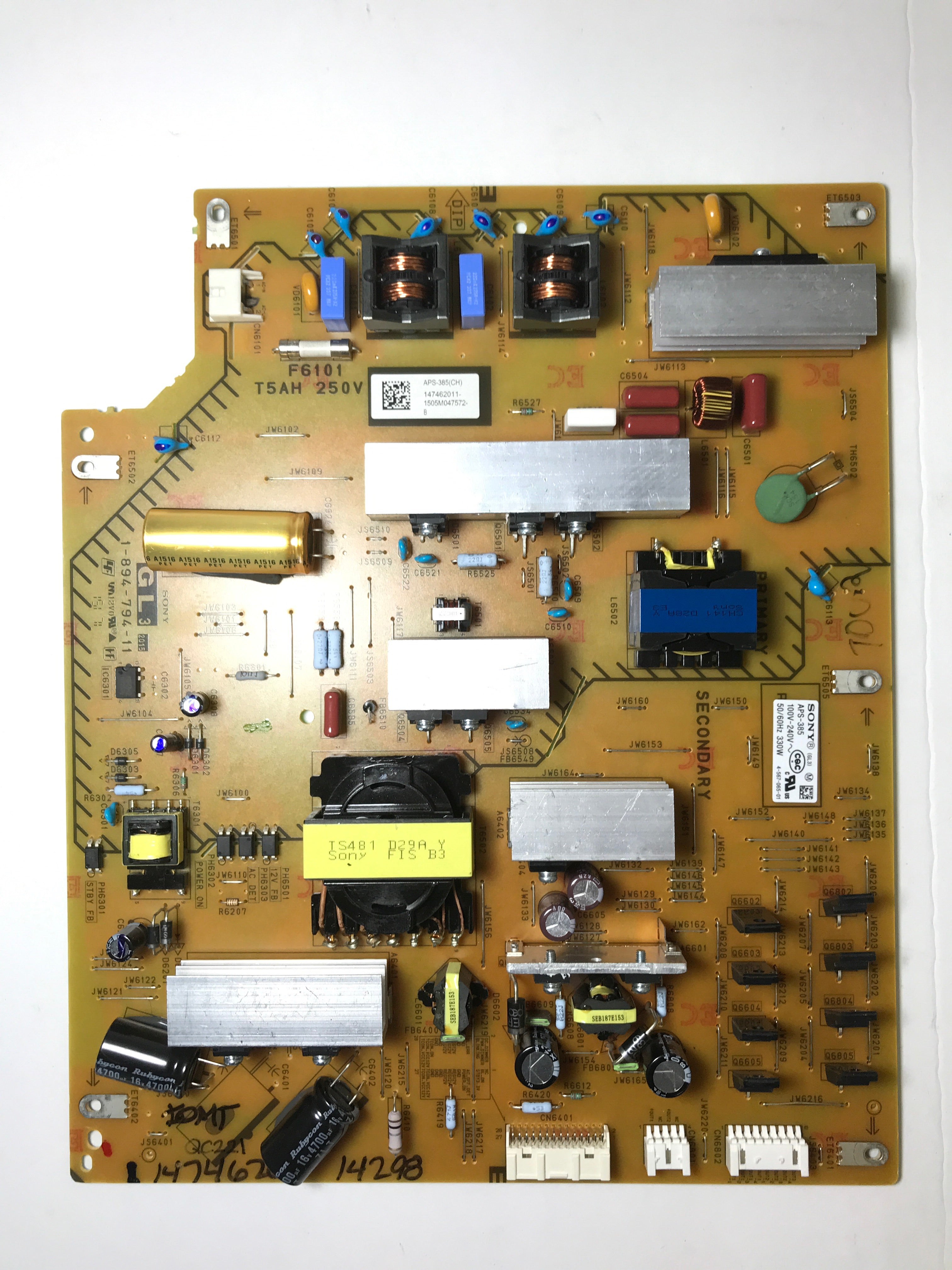 Sony 1-474-620-11 GL3 Power Supply Board