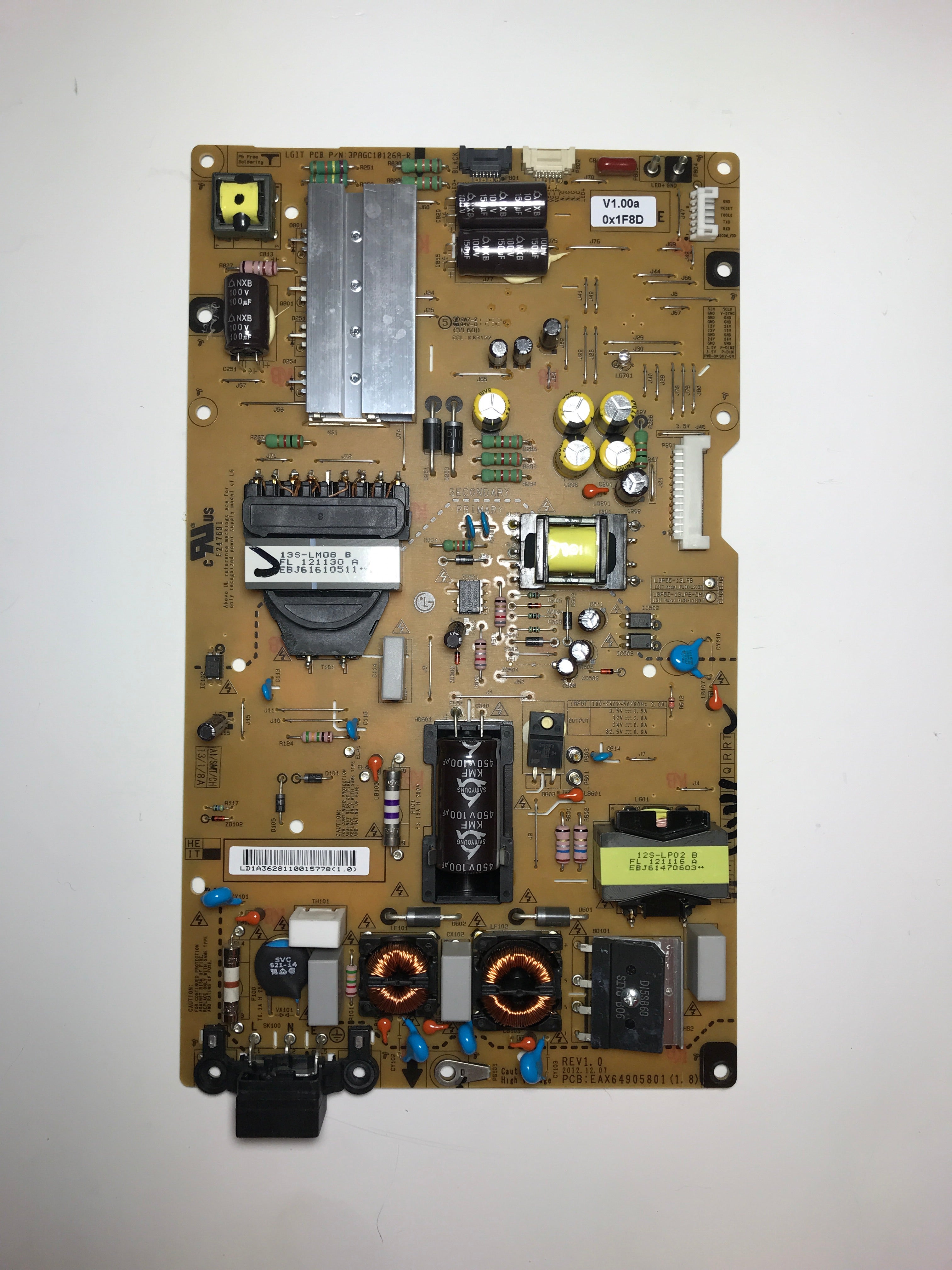 LG EAY62811001 EAX64905801 1.8 Power Supply / LED Board