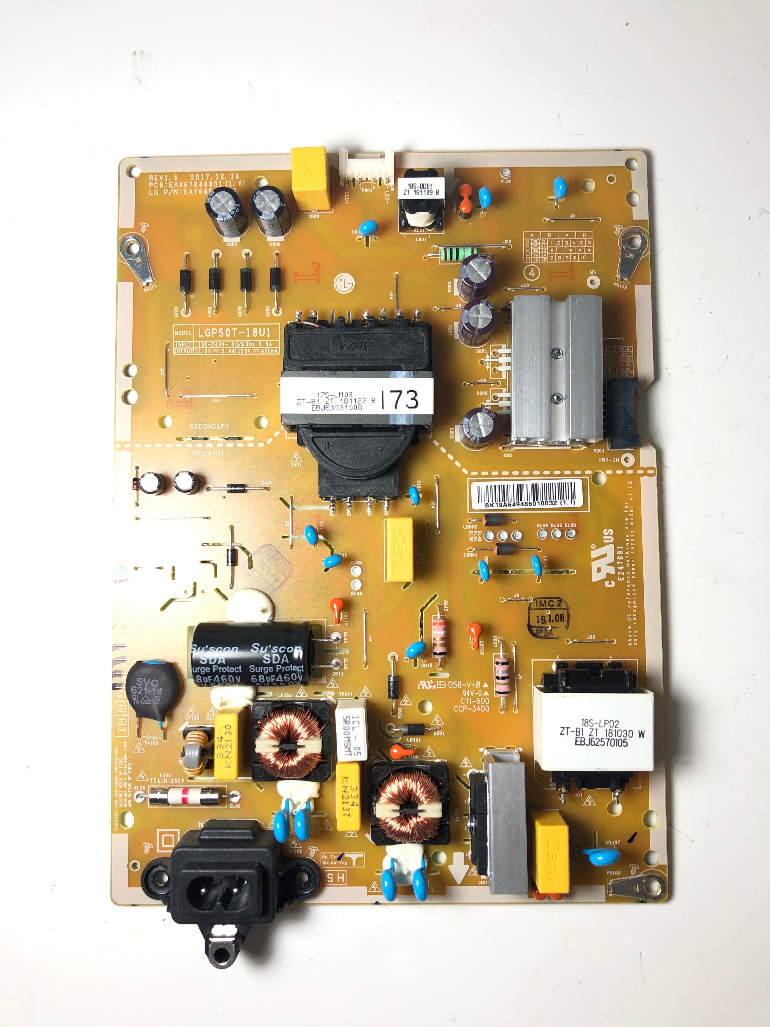 LG EAY64948601 Power Supply / LED Driver Board