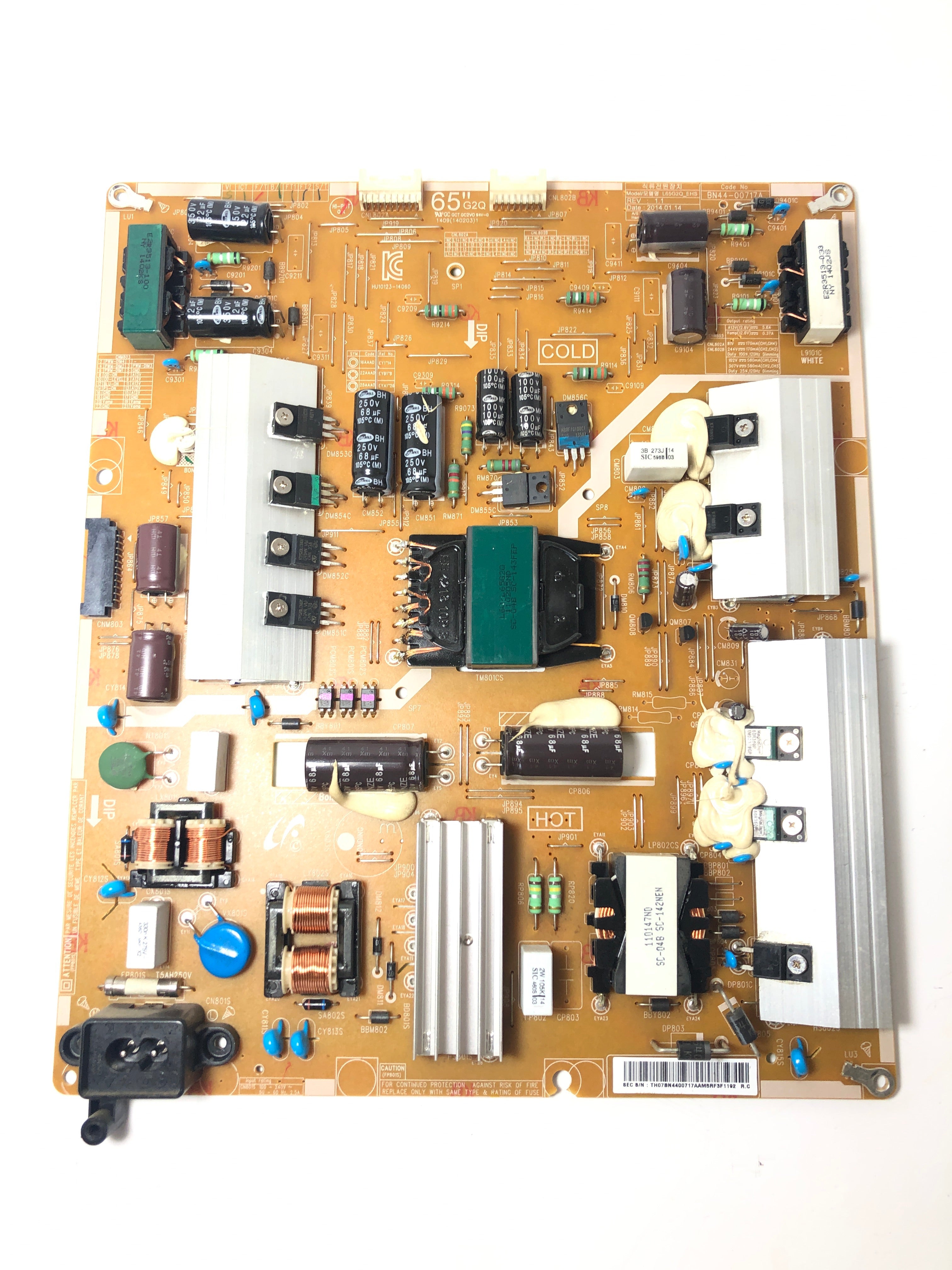 Samsung BN44-00717A Power Supply / LED Board