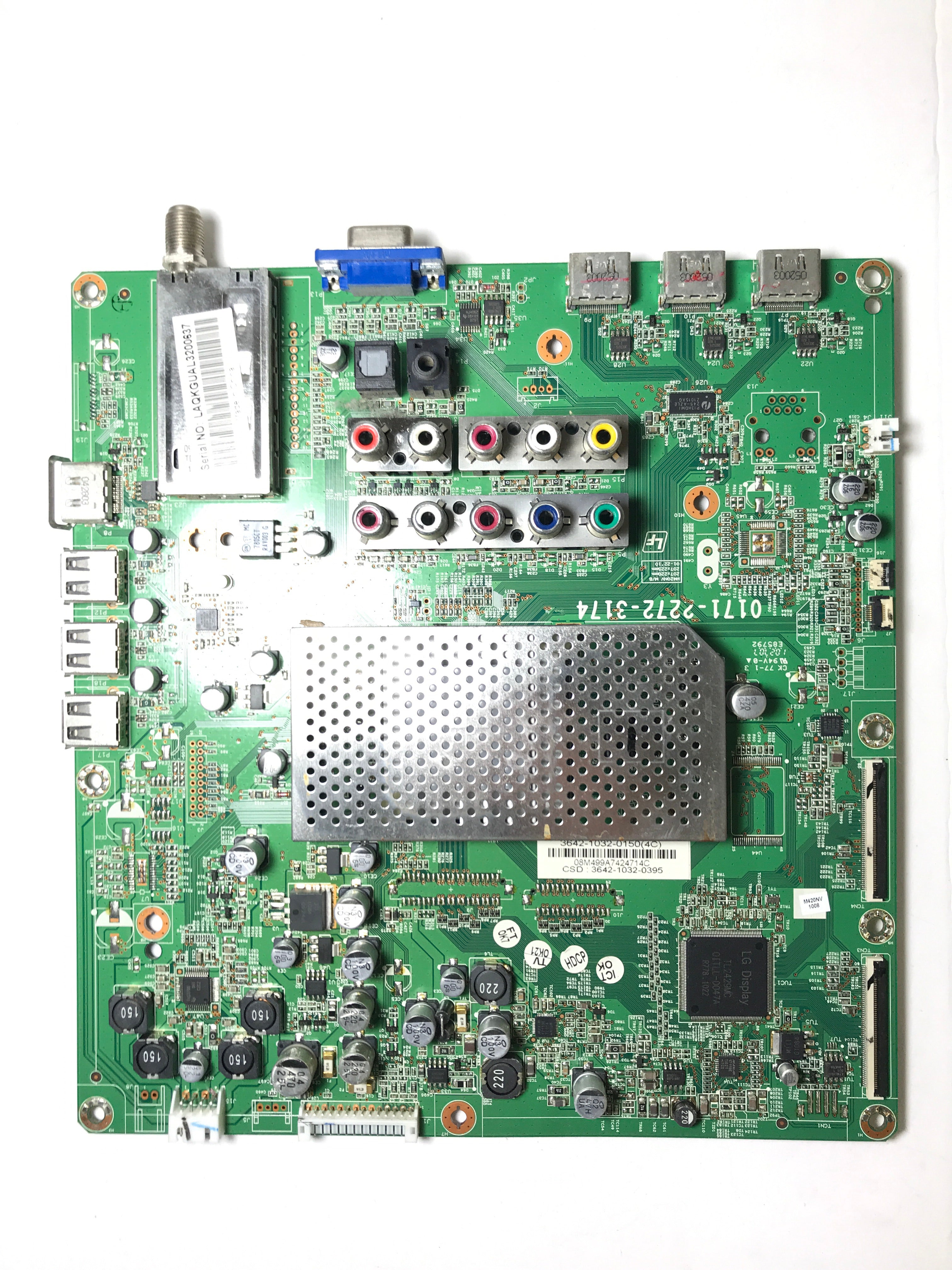 Vizio 3642-1032-0150 (0171-2272-3174) Main Board for M420NV