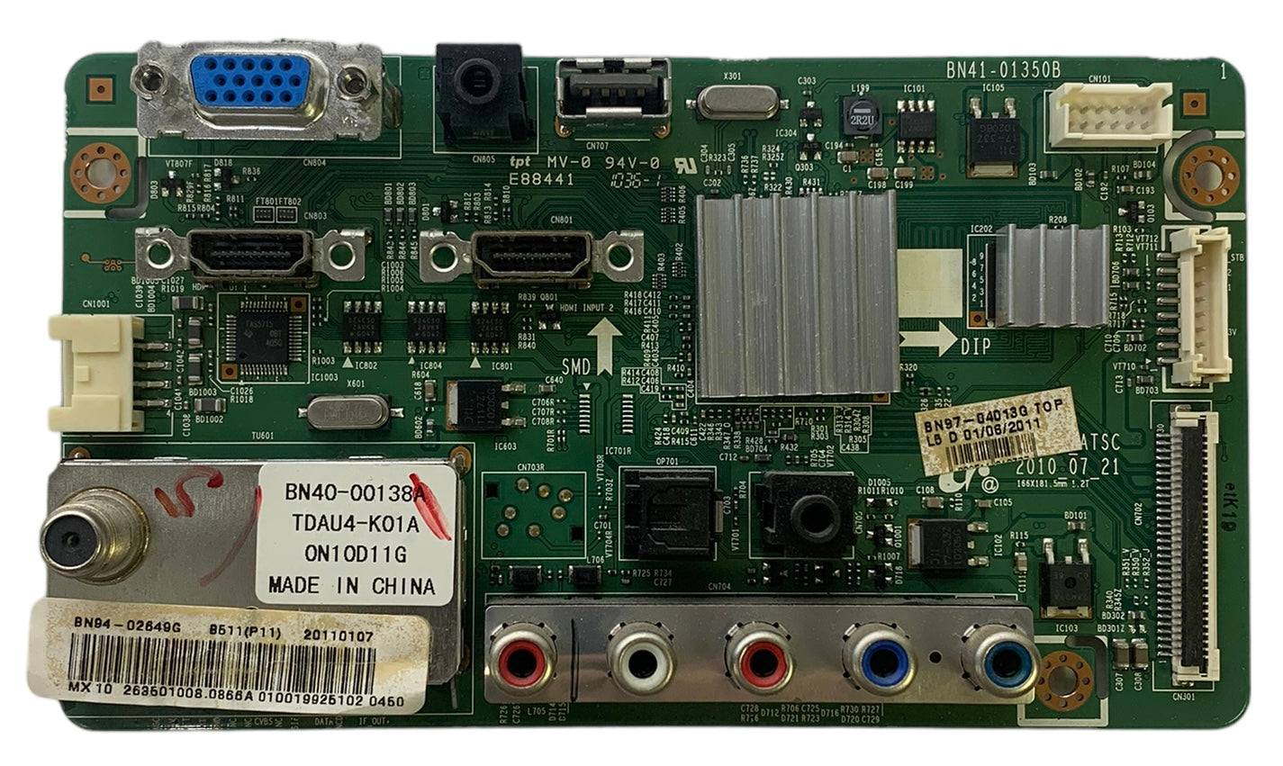 Samsung BN94-02649G Main Board for LN26C350D1DXZA