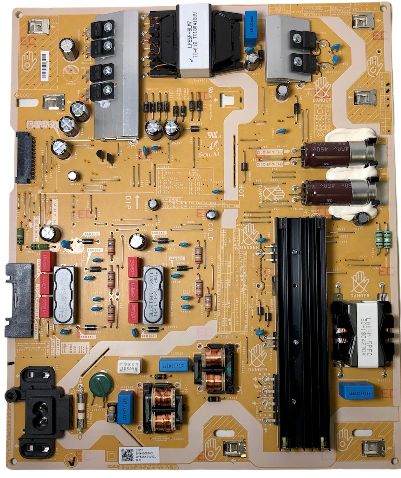 Samsung BN44-00878C Power Supply / LED Board