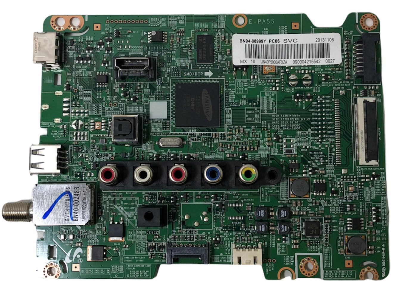 Samsung BN94-06999Y Main Board for UN40F5000AFXZA