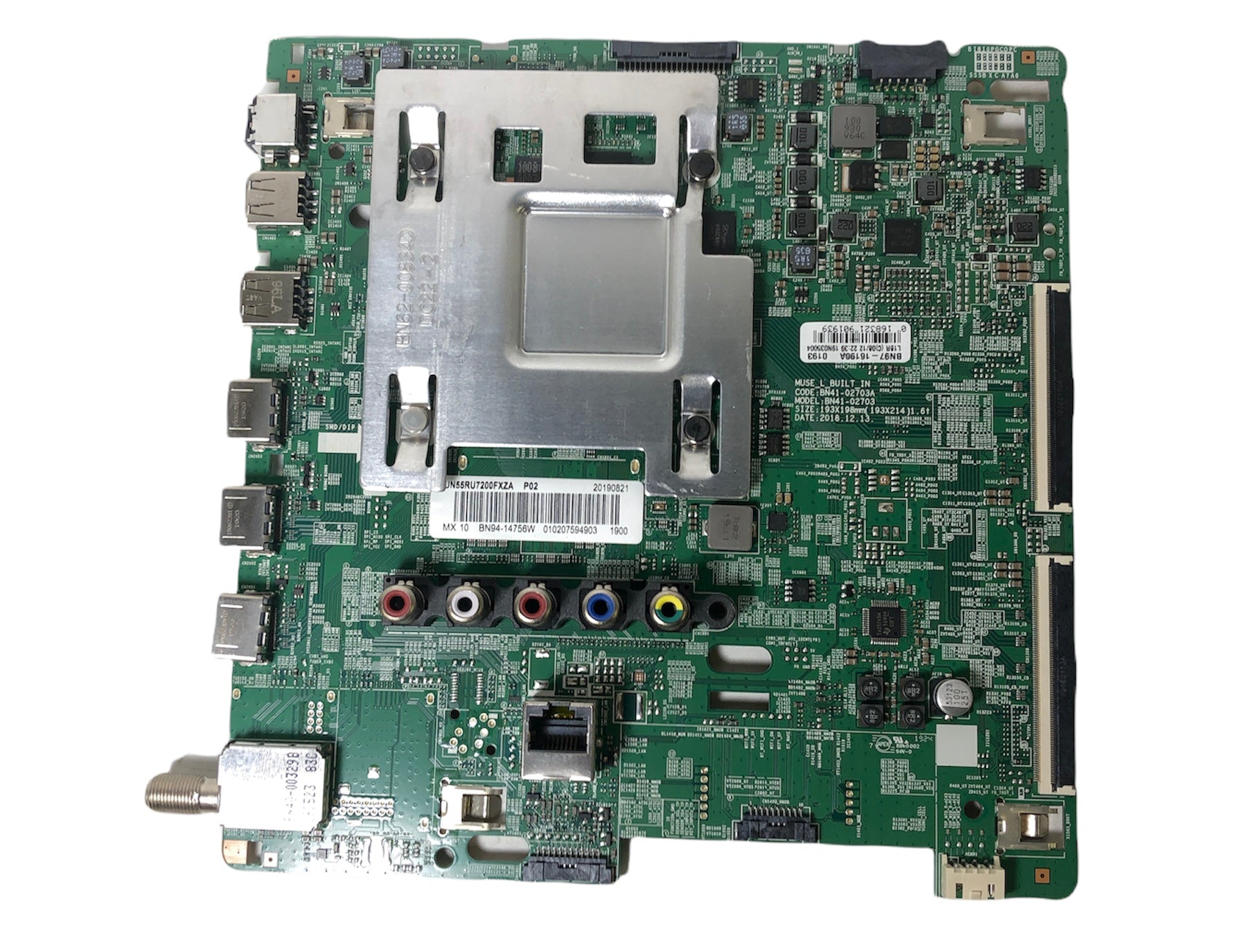 Samsung BN94-14756W Main Board for UN55RU7100FXZA UN55RU7200FXZA (Version CA02)