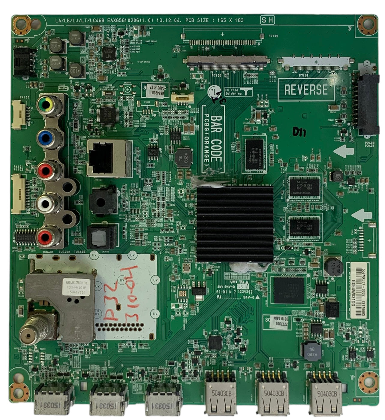 LG EBR80913202 (63176603) Main Board for 42LF5800-UA.AUSDLJM