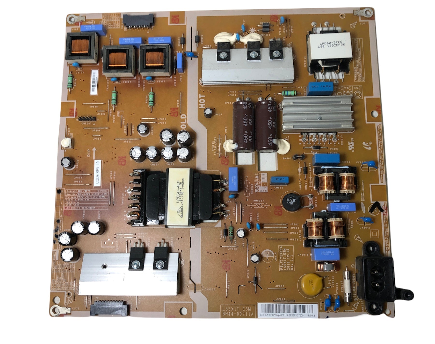 Samsung BN44-00711A Power Supply / LED Board