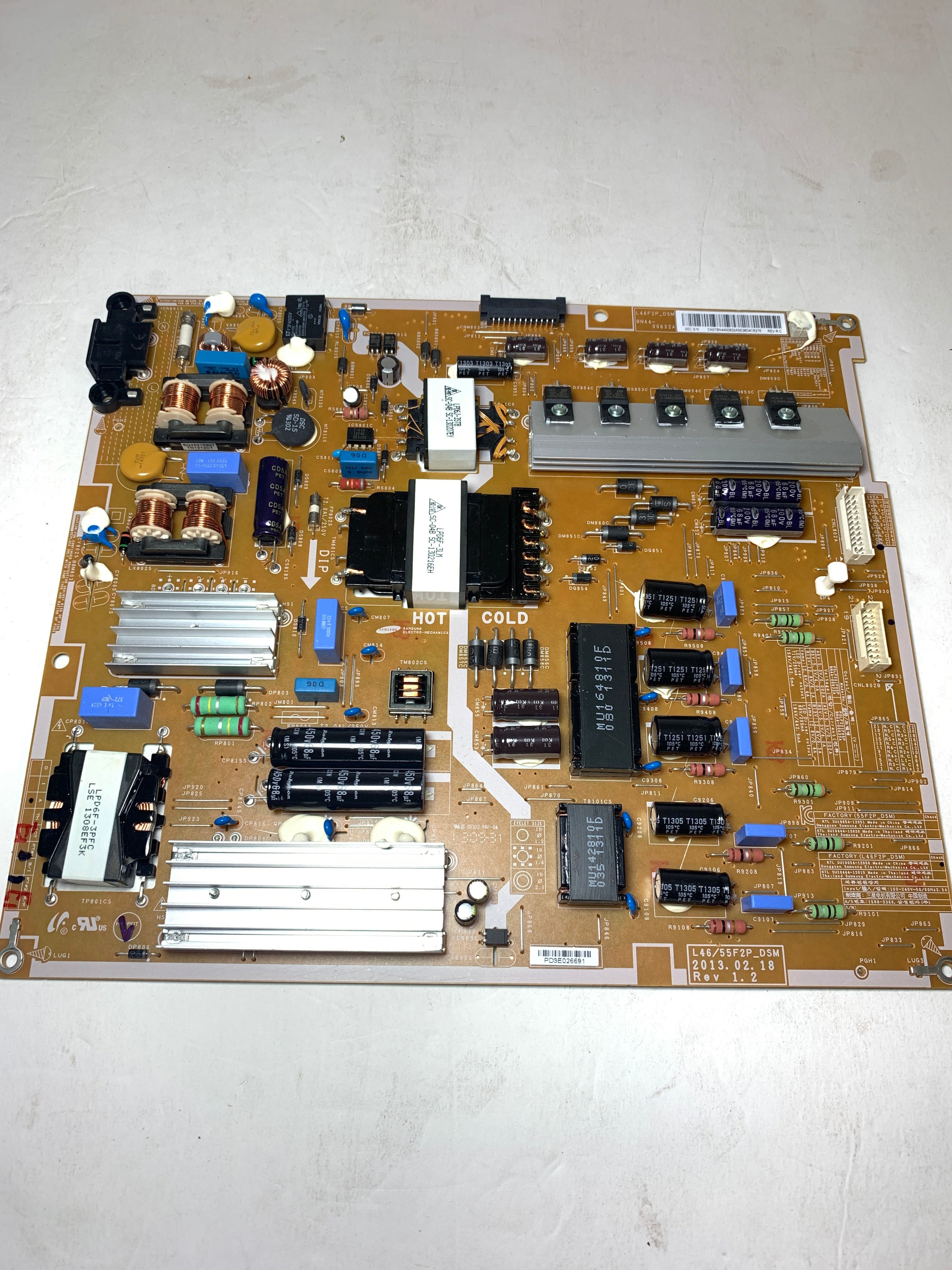 Samsung BN44-00632A Power Supply / LED Board for UN46F7500AFXZA