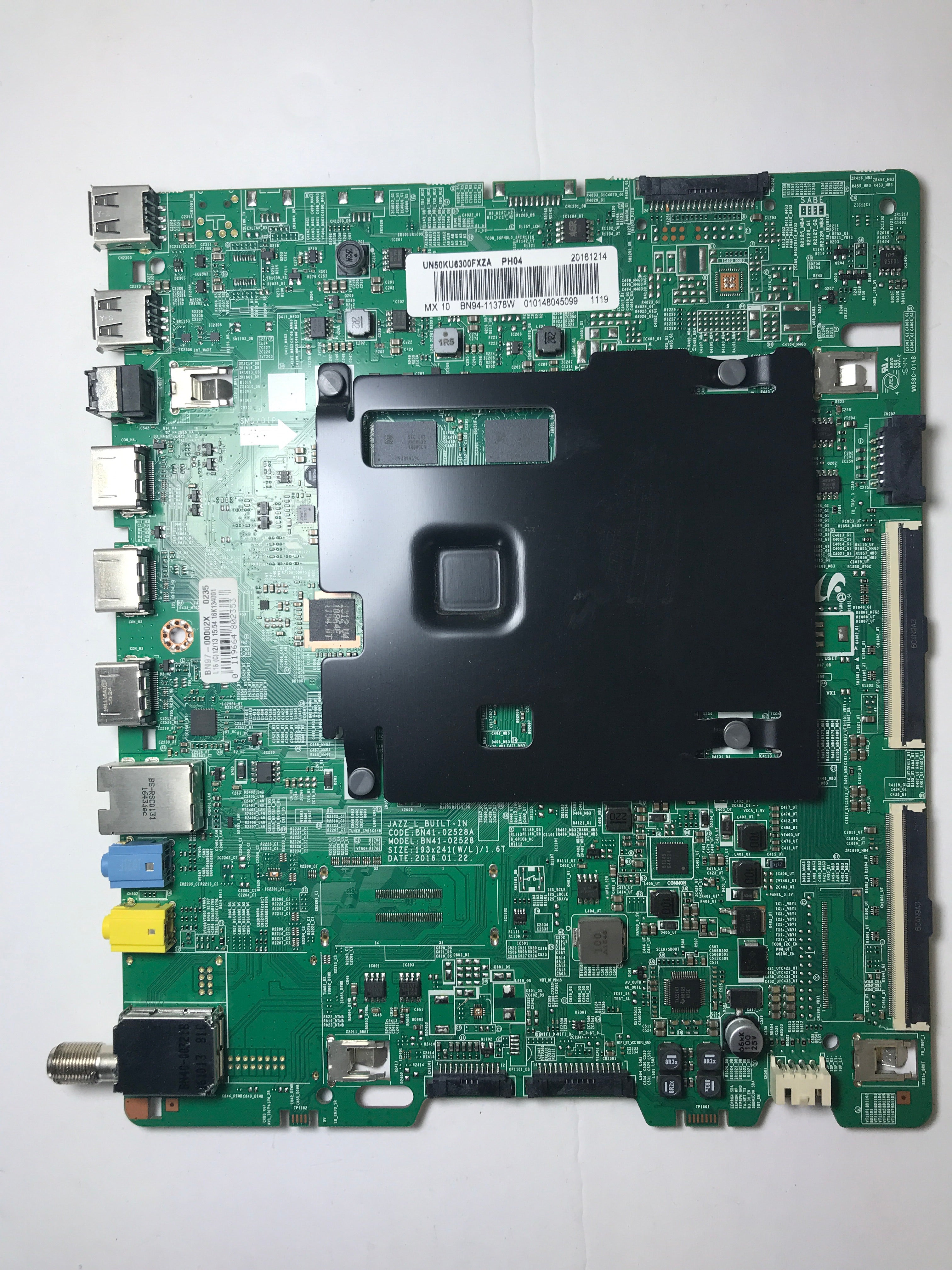 Samsung BN94-11378W Main Board for UN50KU6300FXZA (Version DG10)