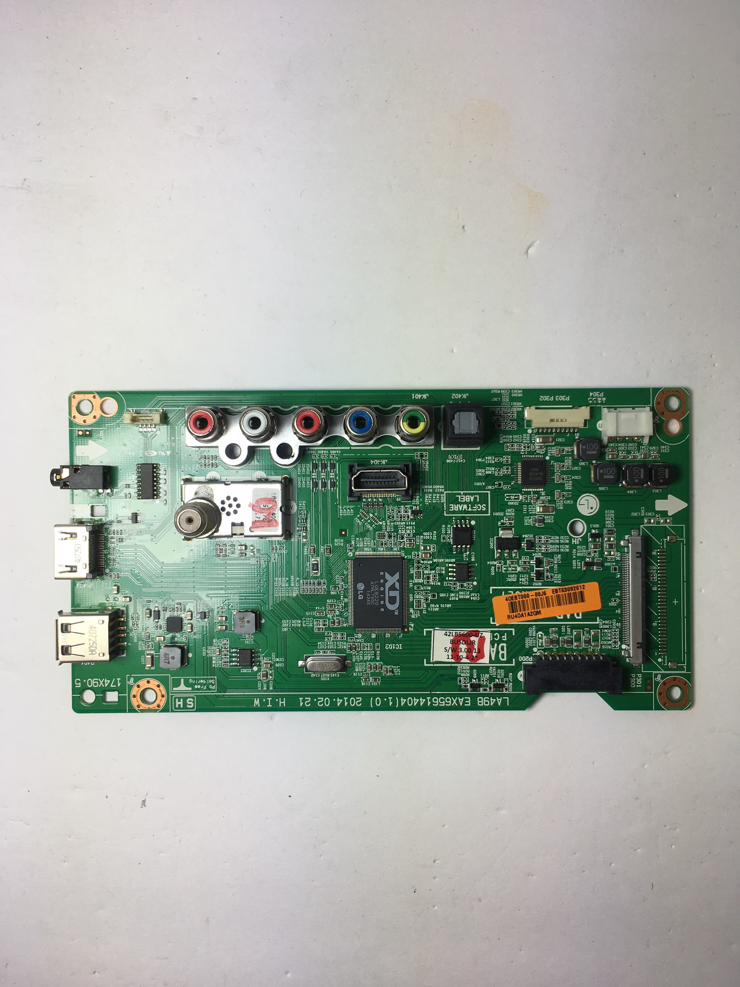 LG EBT63092612 Main Board for 42LB5600-UZ.BUSDLJR