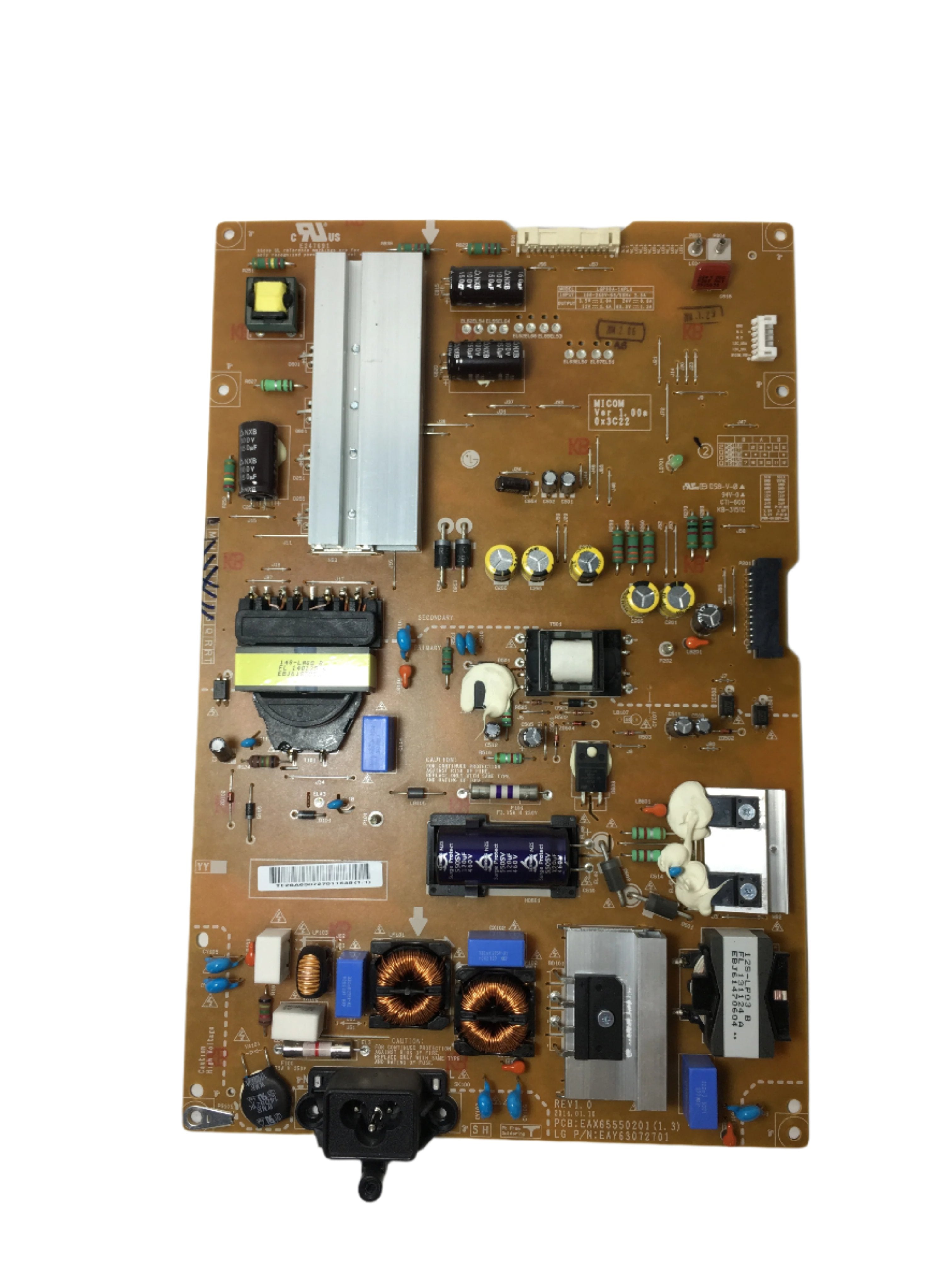 LG EAY63072701 Power Supply / LED Board for 60LB7100-UT