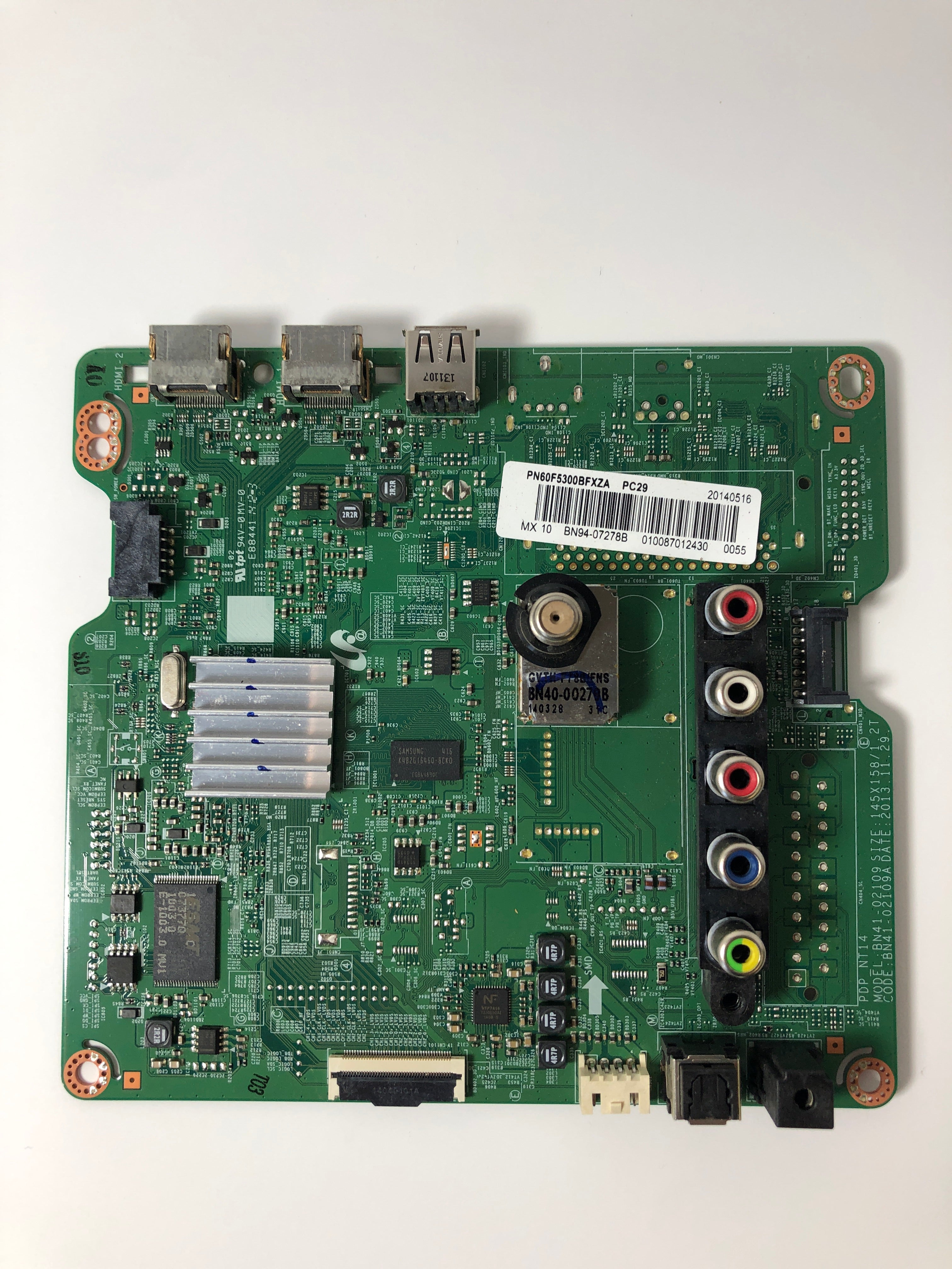 Samsung BN94-07278B Main Board for PN60F5300BFXZA