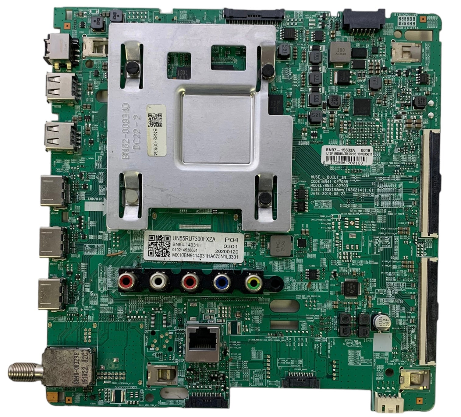 Samsung BN94-14031H Main Board for UN55RU7300FXZA (Version FA02)