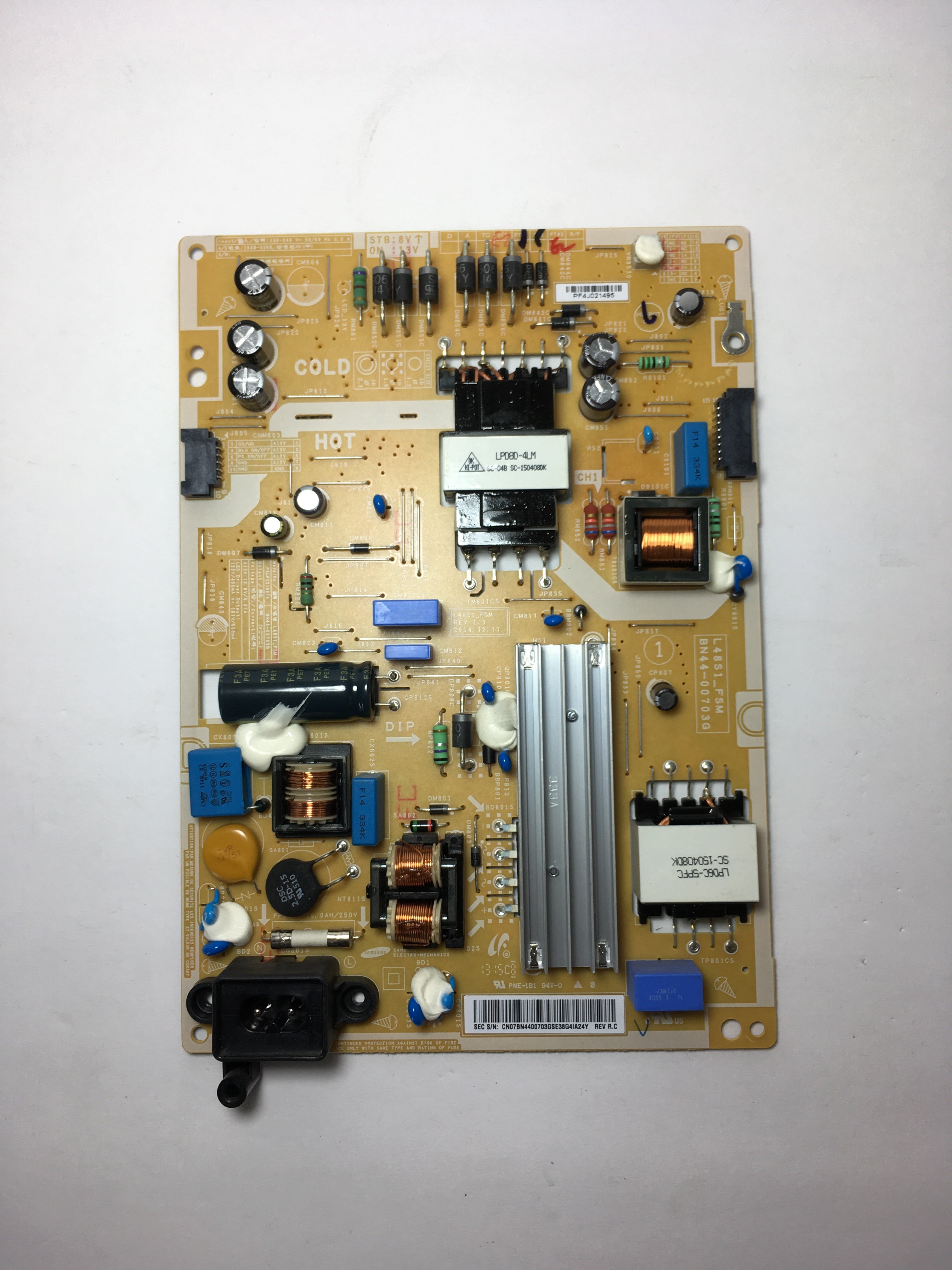 Samsung BN44-00703G Power Supply / LED Driver Board