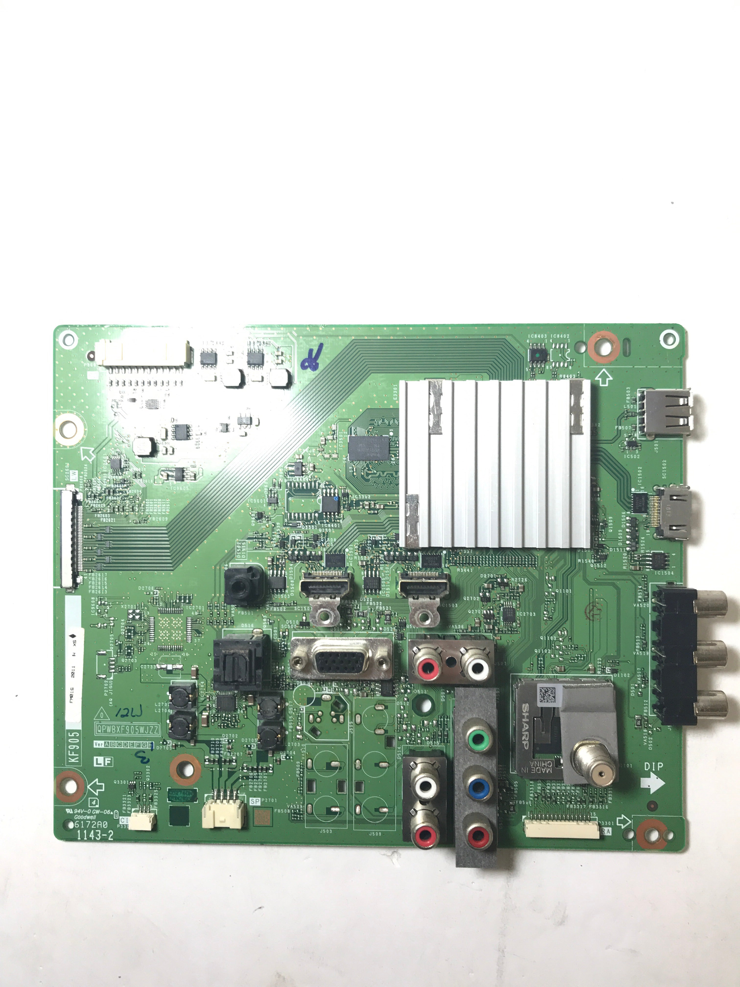 Sharp DUNTKF905FM01 (KF905) Main Board for LC-60LE6300U