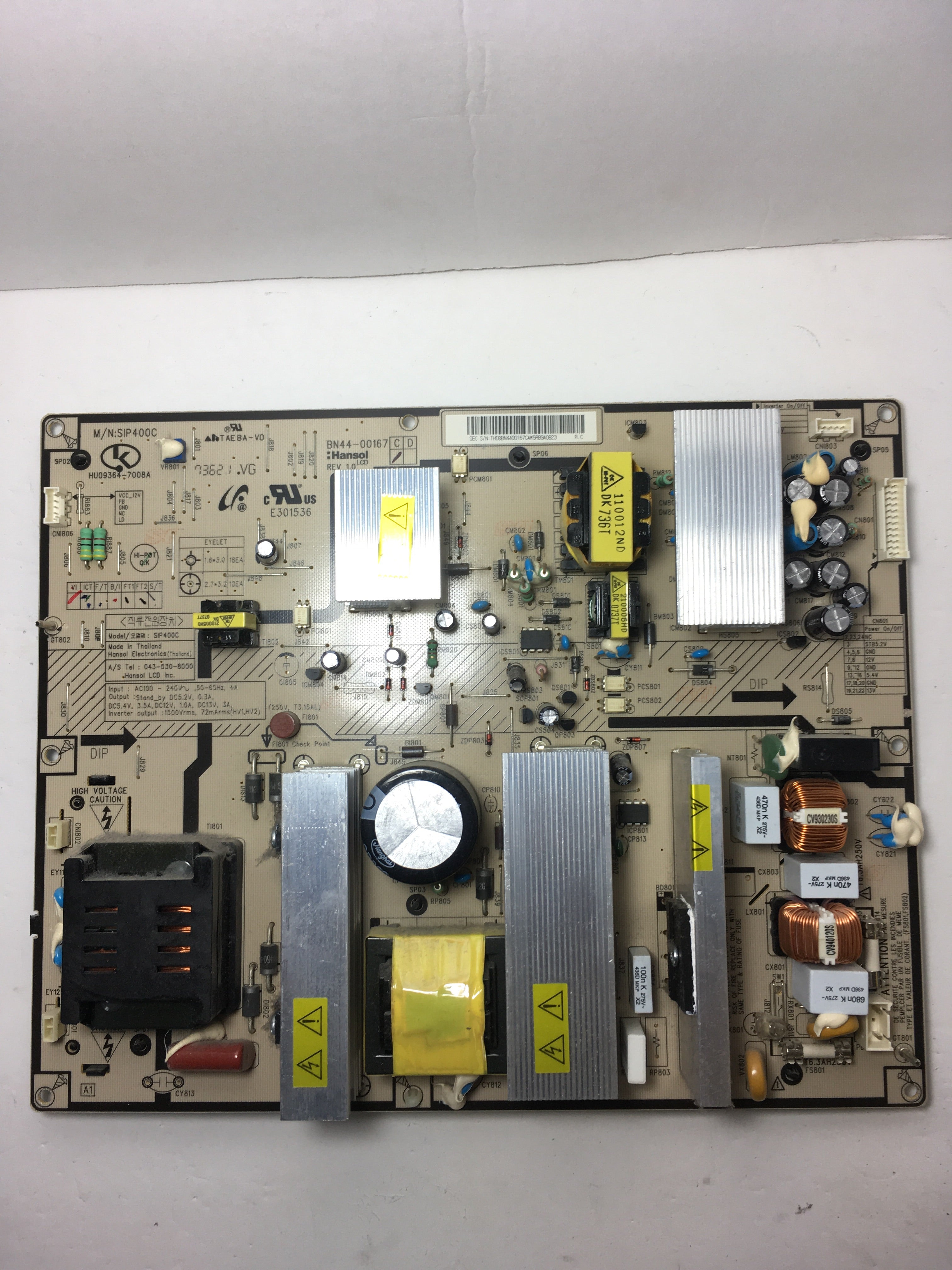Samsung BN44-00167C (SIP400C) Power Supply / Backlight Inverter