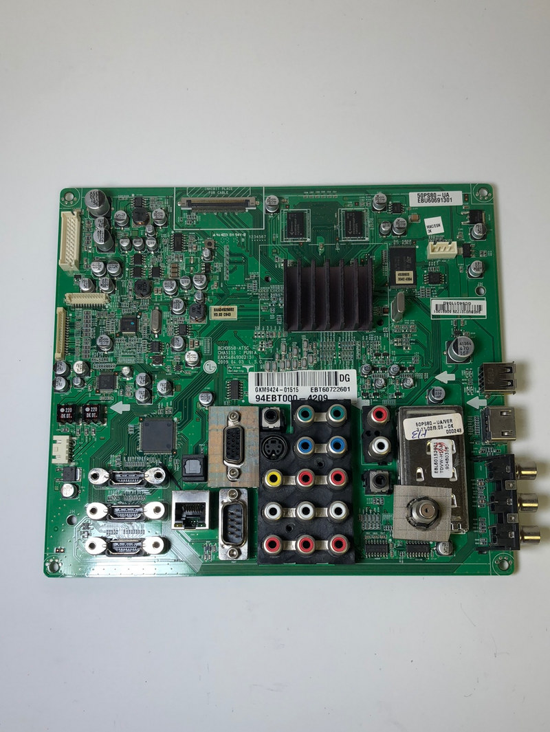 LG EBT60722601 (EBU60691301) Main Board for 50PS80-UA