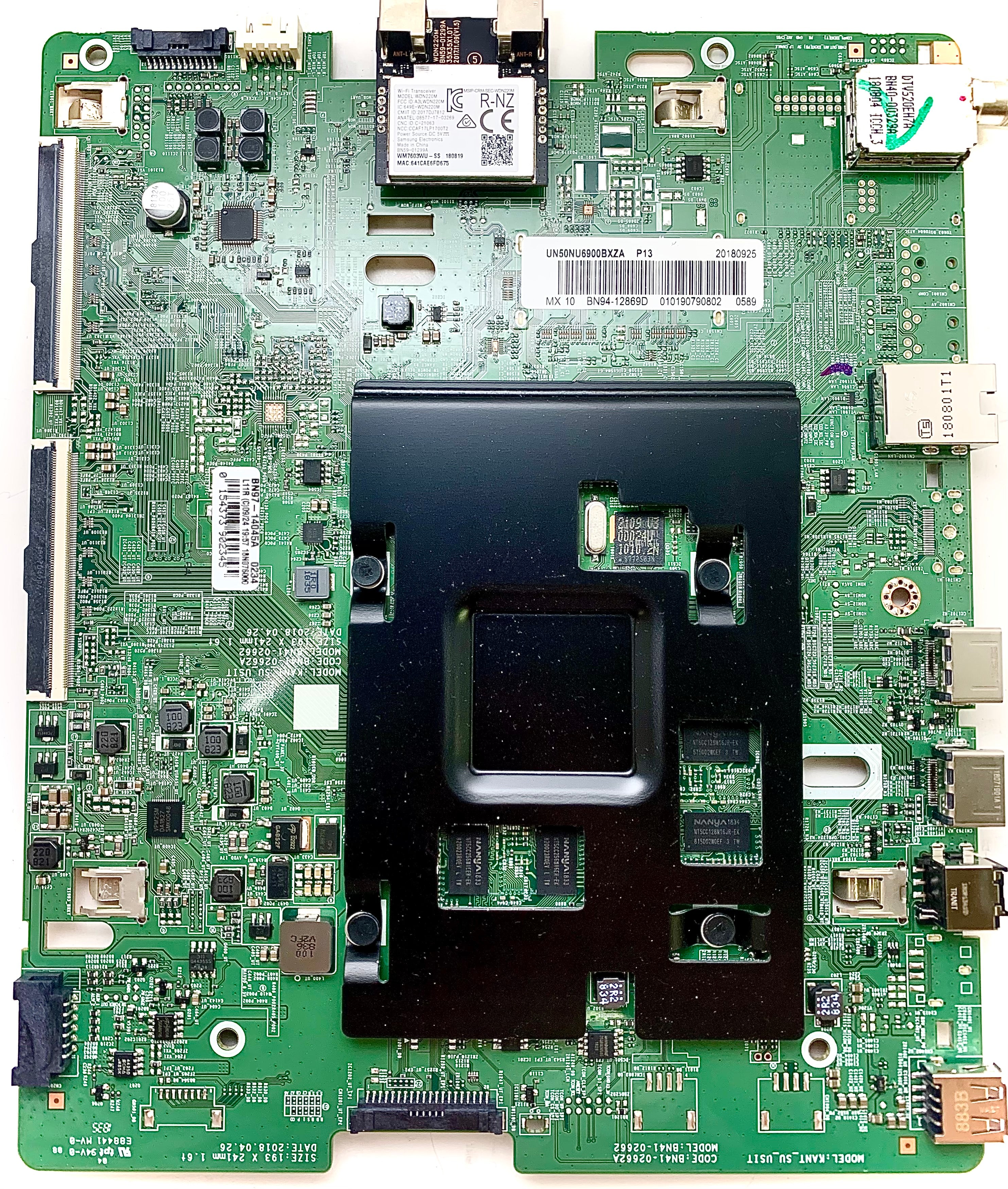 Samsung BN94-12869D Main Board for UN50NU6900BXZA (Version DB02)